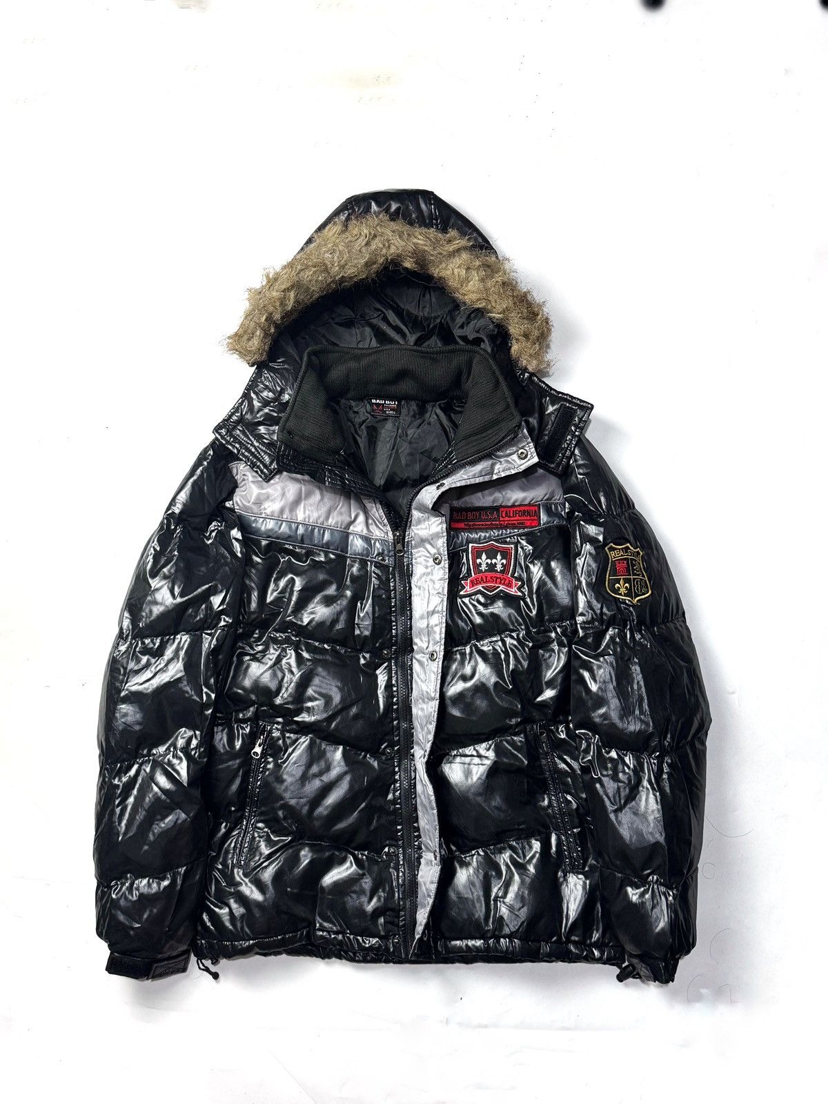Japanese Brand Faux Fur Puffer Jacket Japanese Badboy Size US L / EU 52-54 / 3 - 2 Thumbnail