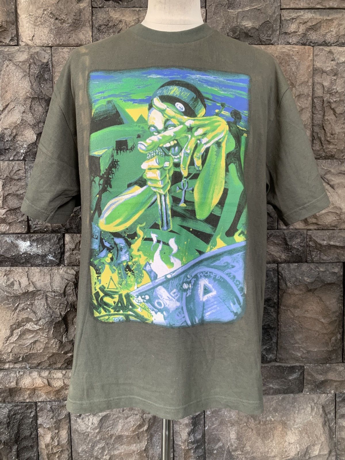 Vintage Vintage 90s Conart Streetwear / Graffiti T shirt Size US L / EU 52-54 / 3 - 1 Thumbnail