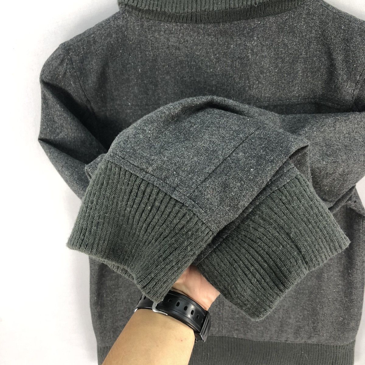 Japanese Brand The Emporium High Neck Wool Zipper Jacket Size US XS / EU 42 / 0 - 13 Thumbnail