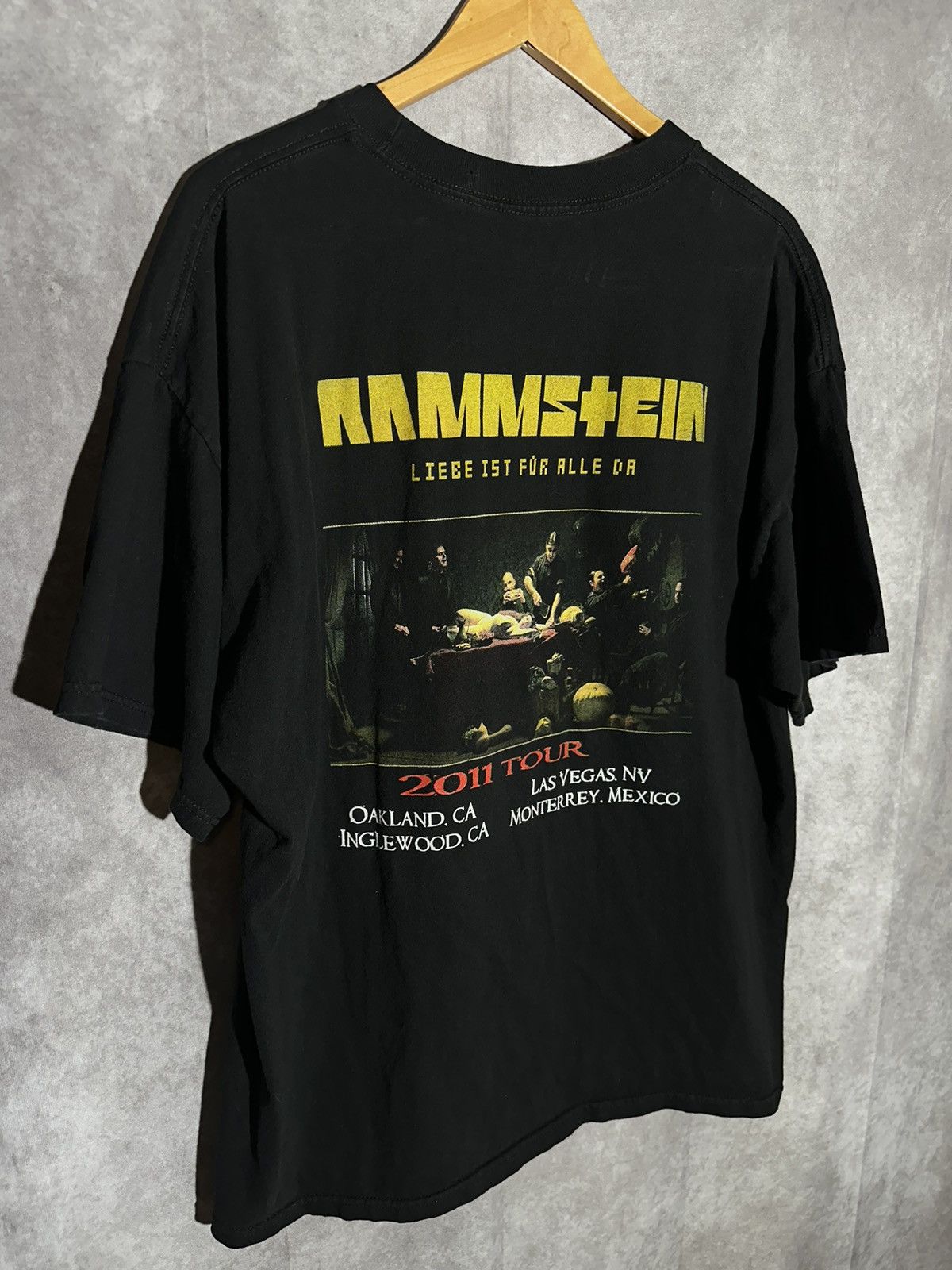 Vintage Rammstein Tour Tee Size US XL / EU 56 / 4 - 3 Thumbnail