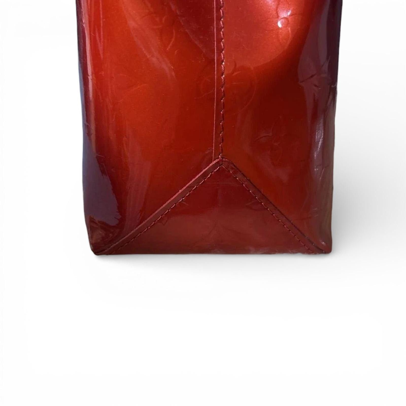 Louis Vuitton - Vernis Leather Handbag Red