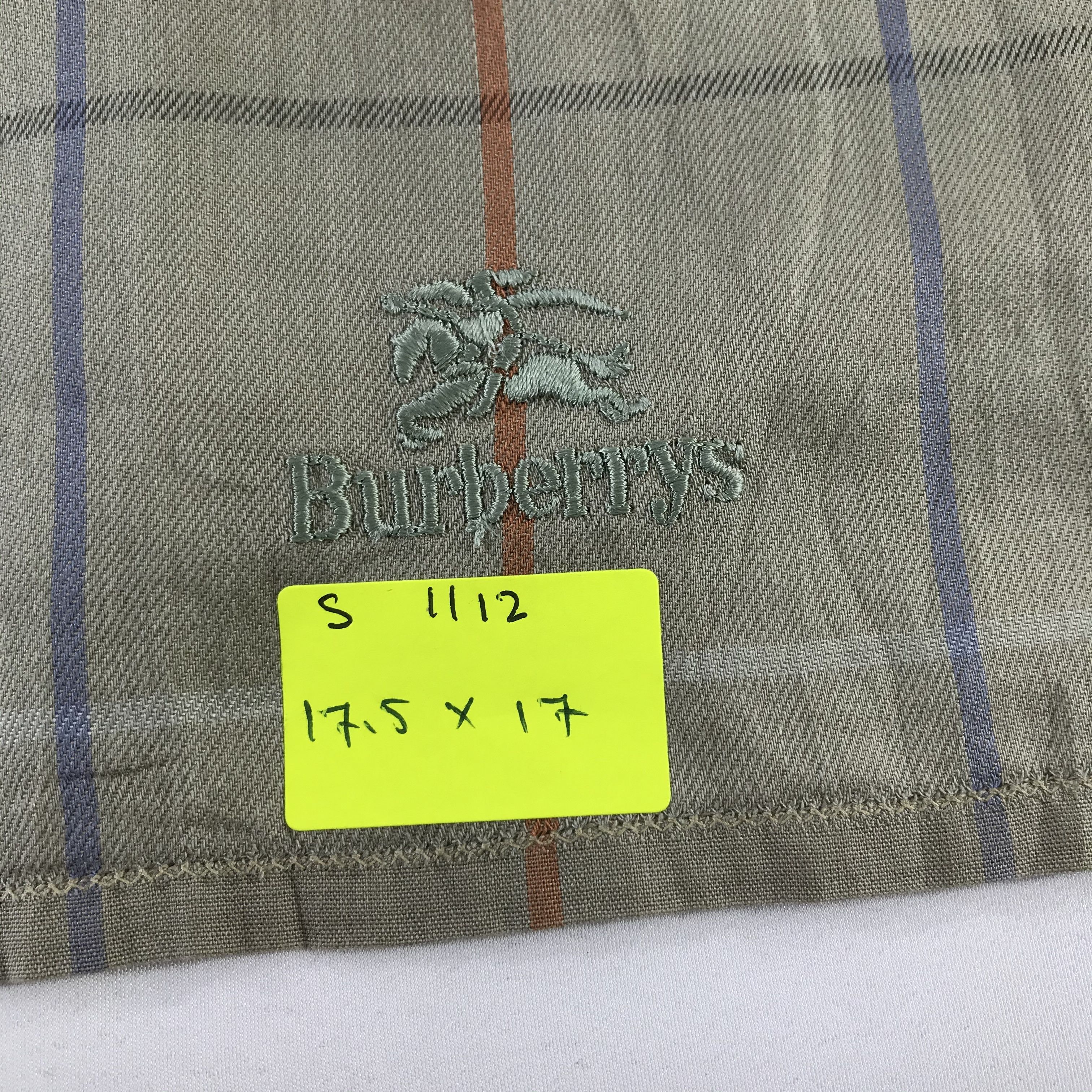 Burberry × Vintage Burberry Bandana / Handkerchief / Neckerchief - S1112 Size ONE SIZE - 5 Thumbnail