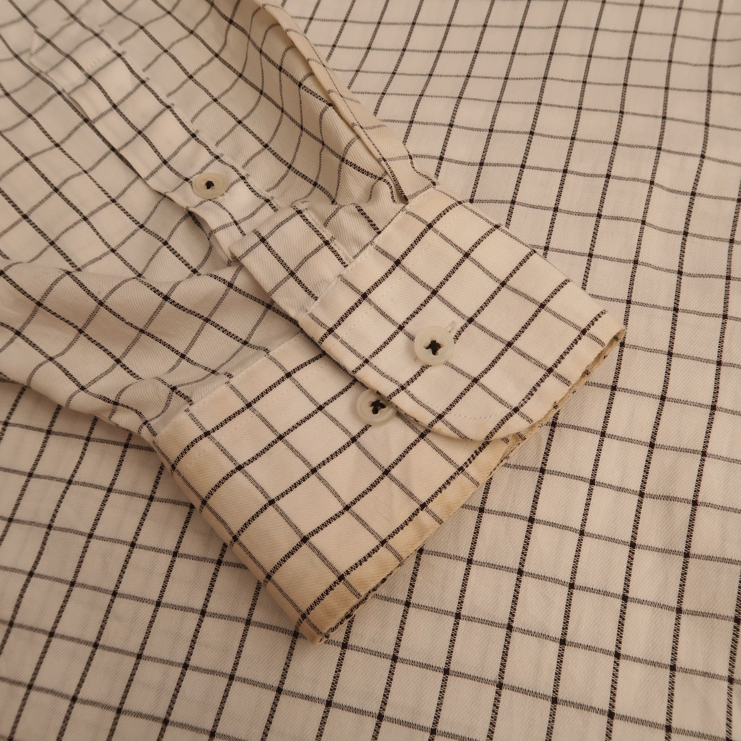Yohji Yamamoto 90s Sacsny Y’Saccs Yohji Yamamoto Plaid Shirt Button Up Size US M / EU 48-50 / 2 - 9 Thumbnail