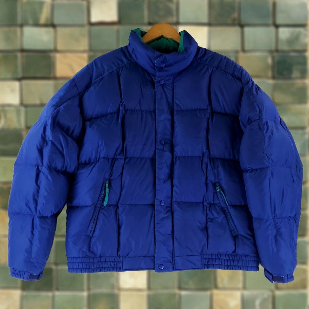 Vintage L.L. Bean Jacket Down Puffer Blue Mens XLT Tall Mountain Classics Jim Whittaker Size US XL / EU 56 / 4 - 1 Thumbnail