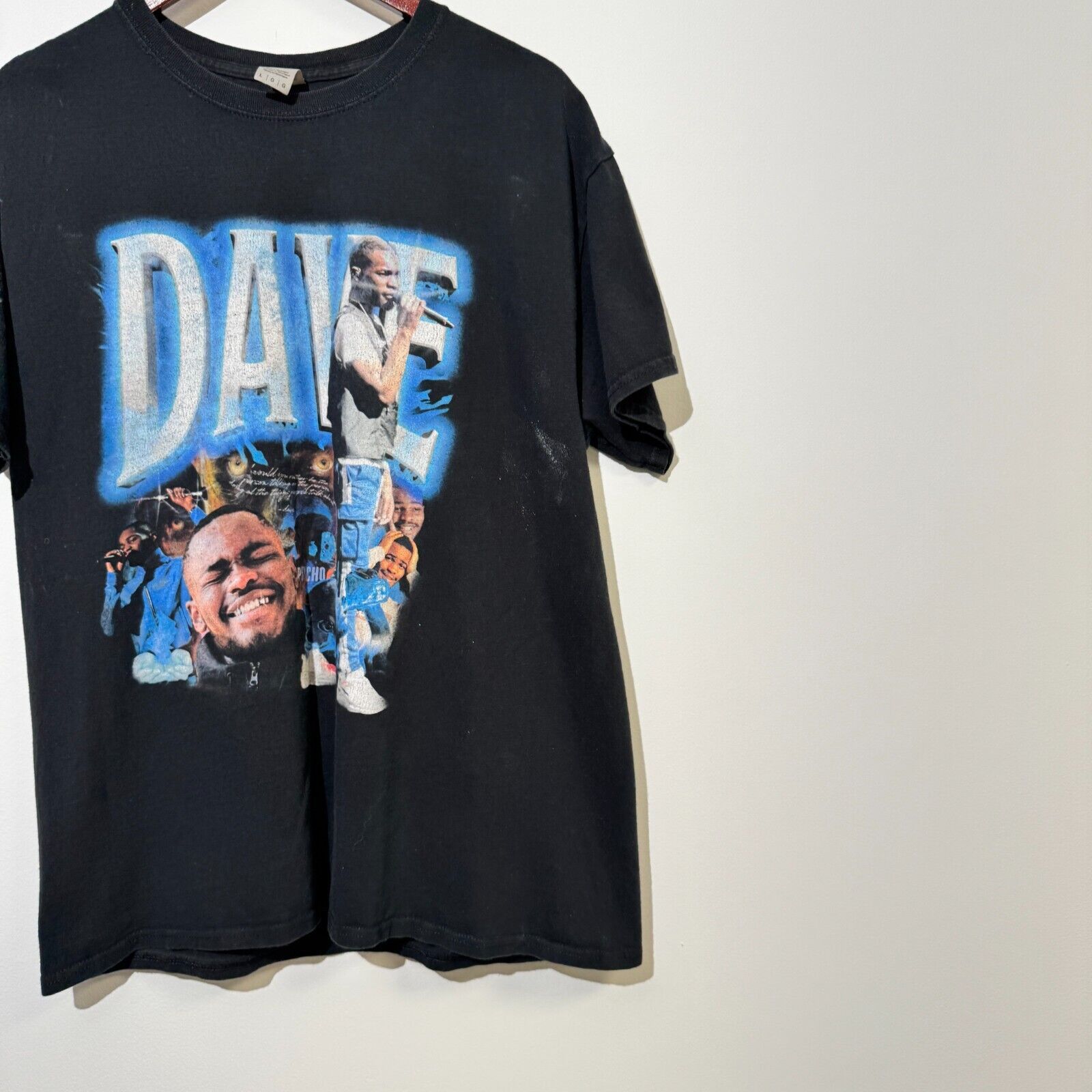 Vintage Vintage Unisex Black Cotton T-Shirt Size L Regular Fit 90s Size US L / EU 52-54 / 3 - 3 Thumbnail