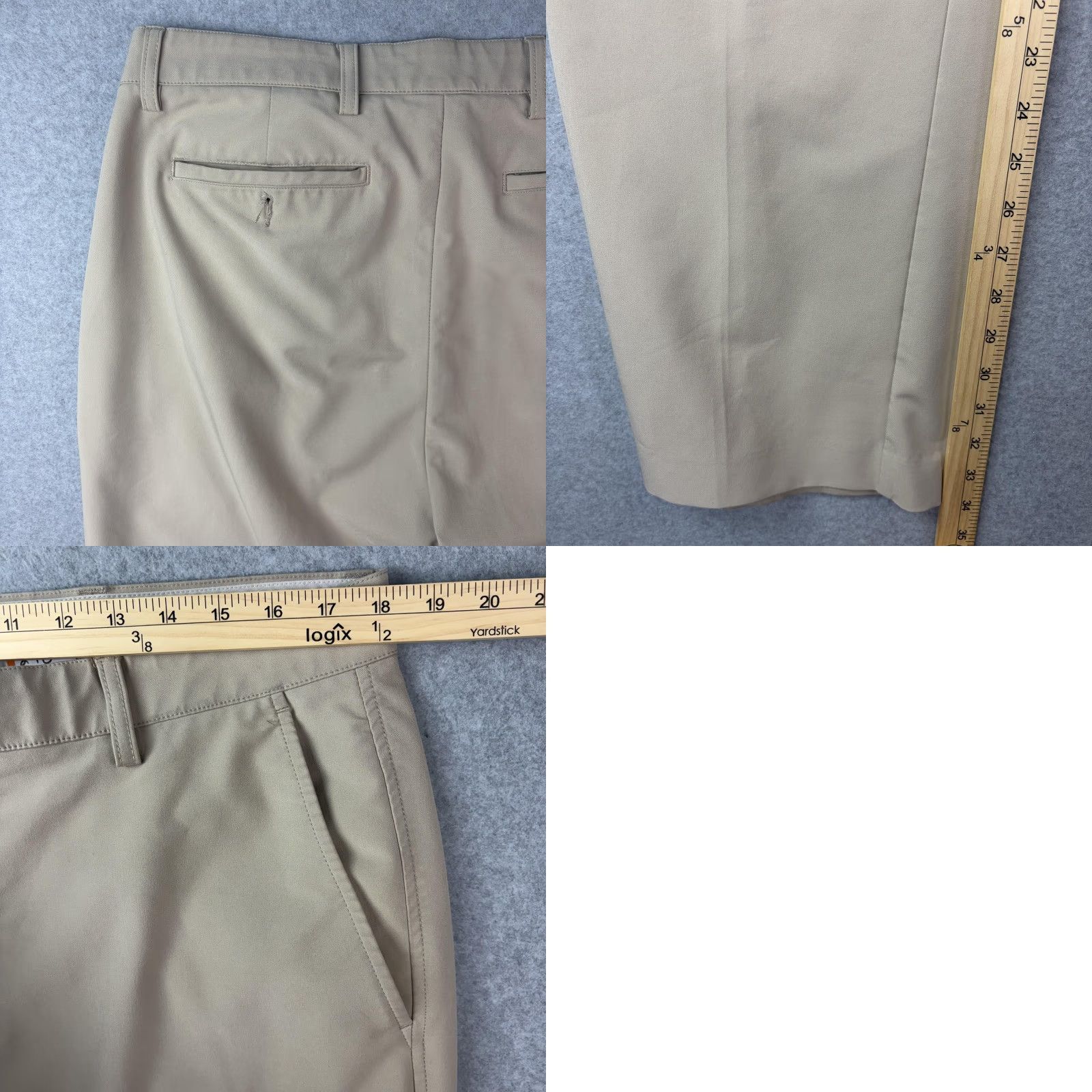 Footjoy FootJoy Pants Mens 36 x34 Beige Golf Chino Performance Stretch Lightweight Regular Straight Pockets Khakis Golf Size US 36 / EU 52 - 10 Thumbnail