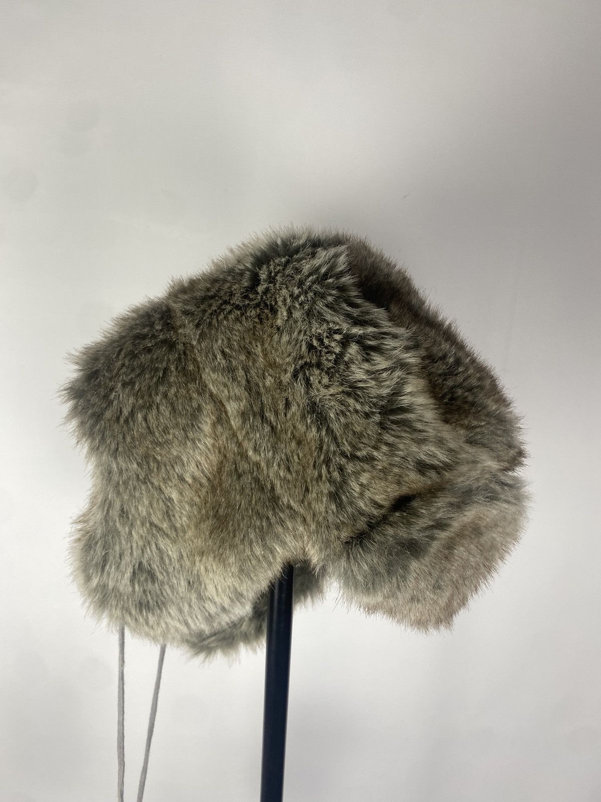 Hysteric Glamour × Vintage Crazy Y2K Mohair Fuzzy Hat Ushanka Punk Huge Size ONE SIZE - 7 Thumbnail