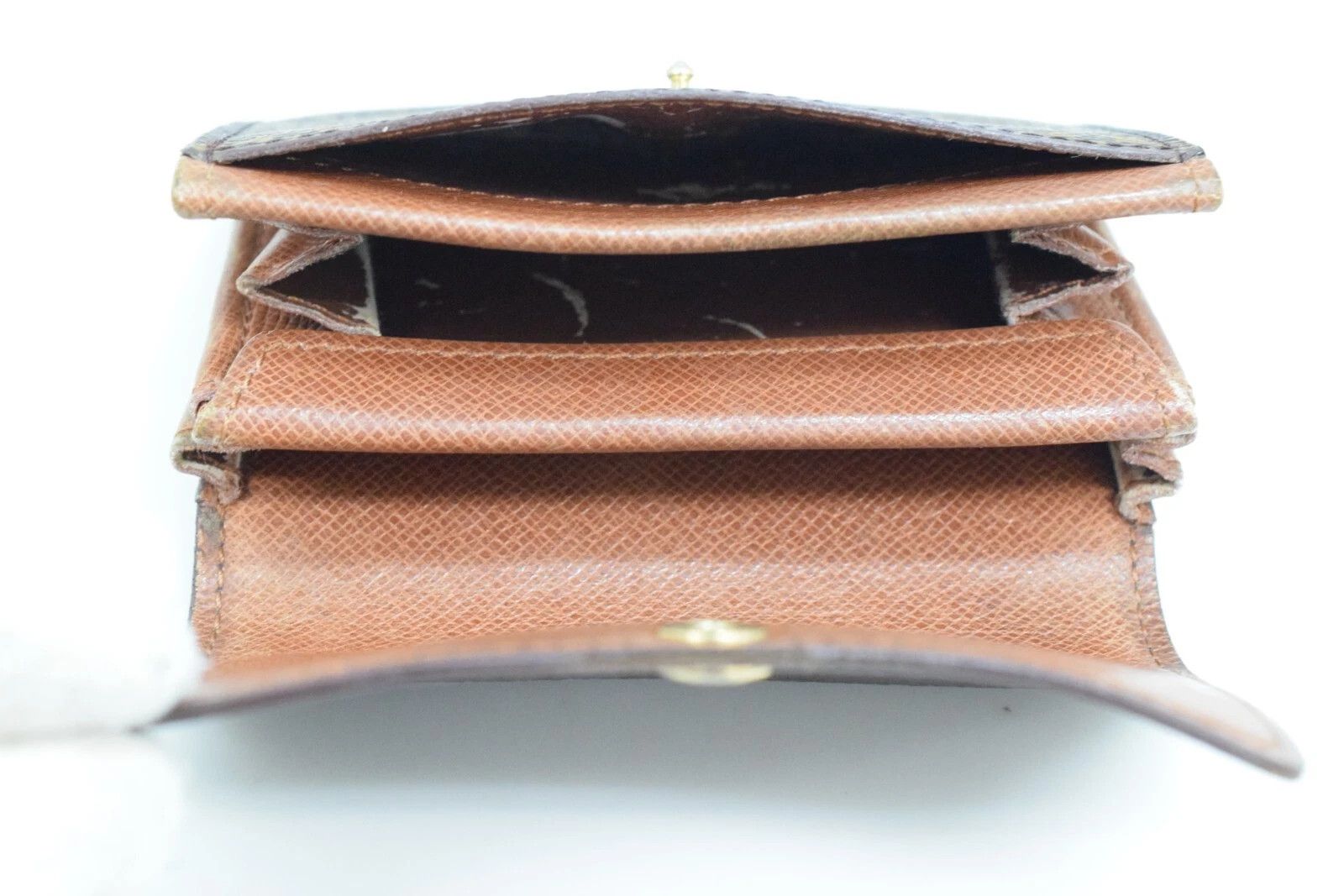 Louis Vuitton Louis Vuitton Porte Monnaie Plat Monogram Coin Purse M61930 Size ONE SIZE - 14 Thumbnail