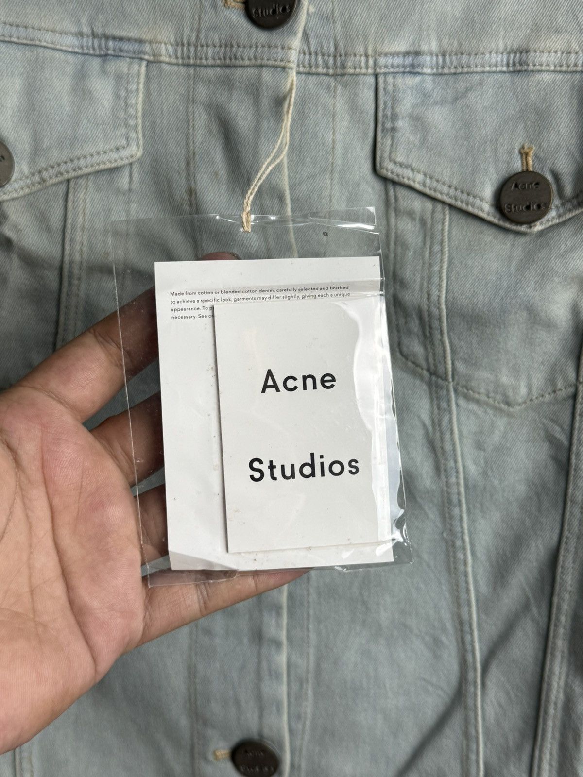 Acne Studios Acne Studios Edith Stretch Denim Jacket Size XS / US 0-2 / IT 36-38 - 7 Thumbnail