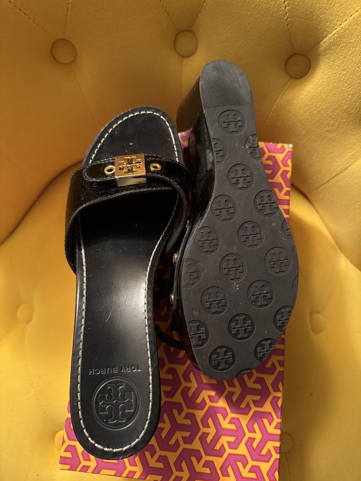 Tory Burch Tory Burch Rosie-Patent Calf Size US 9 / IT 39 - 5 Thumbnail