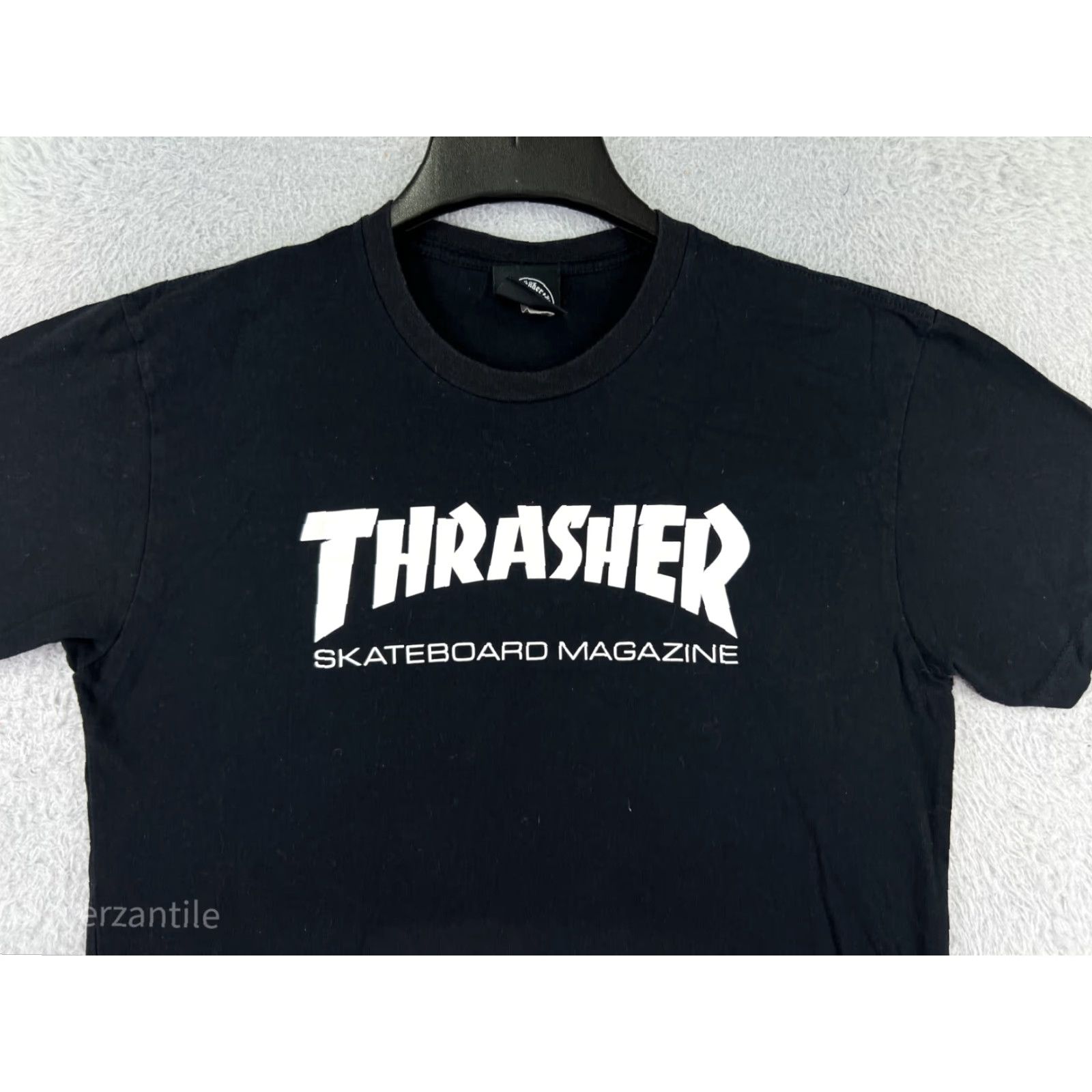 Thrasher Thrasher Shirt Mens Medium Black Logo Skate Beach Retro 100% Cotton Skateboard 90s Size US M / EU 48-50 / 2 - 6 Thumbnail