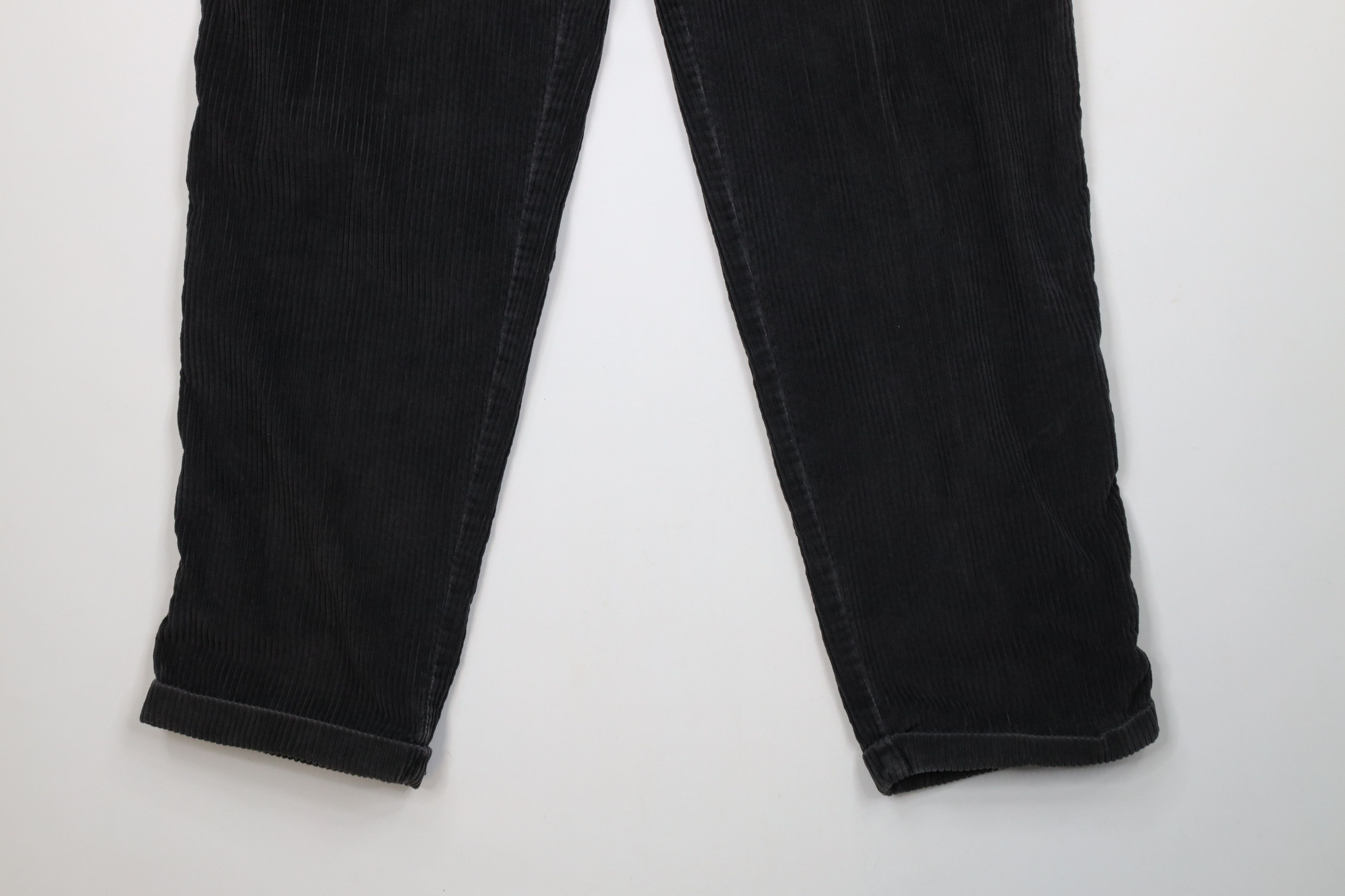 Vintage Vintage 90s Streetwear Cuffed Corduroy Chino Pants Gray Size US 36 / EU 52 - 4 Thumbnail