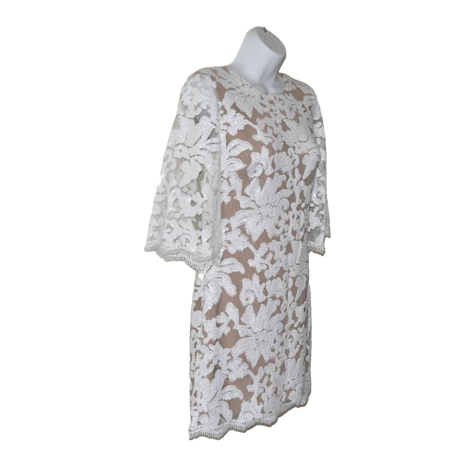 Dress the Population DRESS THE POPULATION Sequin Embroidery Bridal Dress Sz XS Size XS / US 0-2 / IT 36-38 - 2 Thumbnail