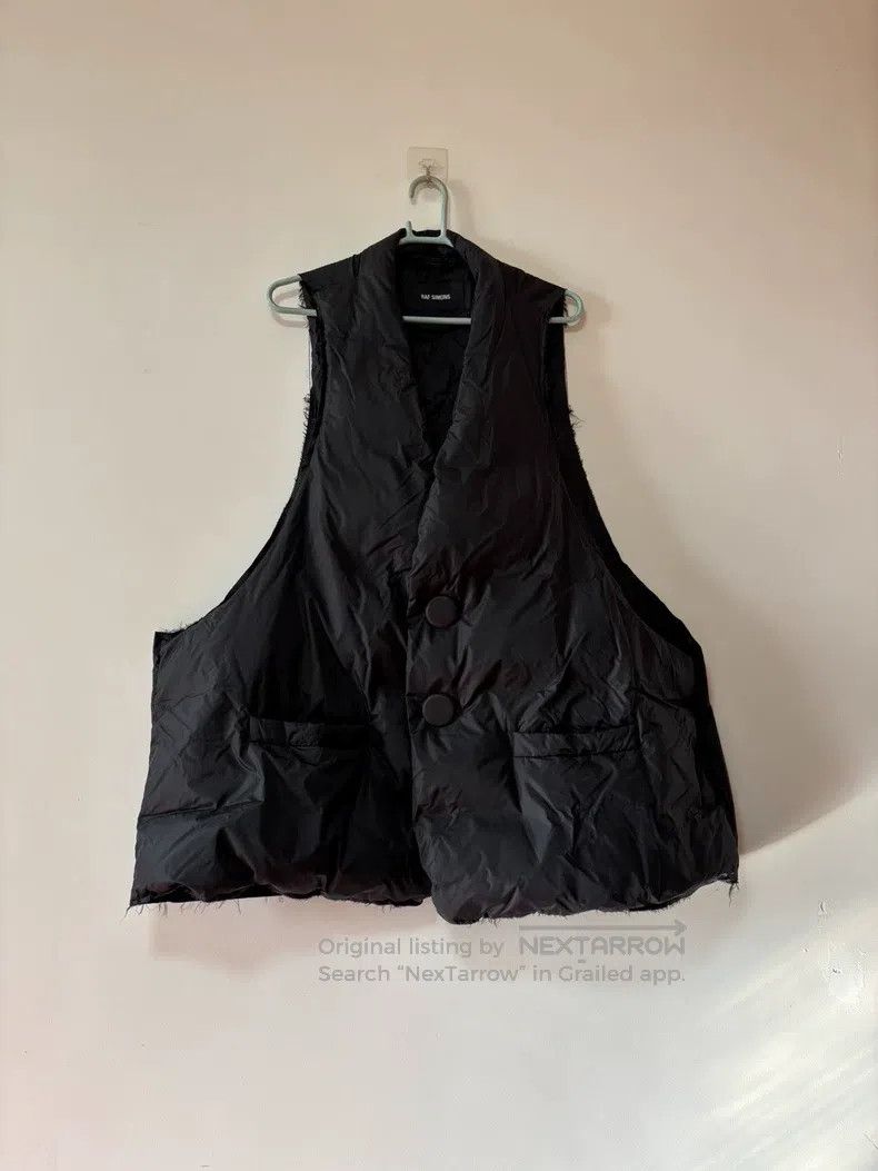 Raf Simons Raf Simons Down vest black outer match Size US S / EU 44-46 / 1 - 1 Thumbnail
