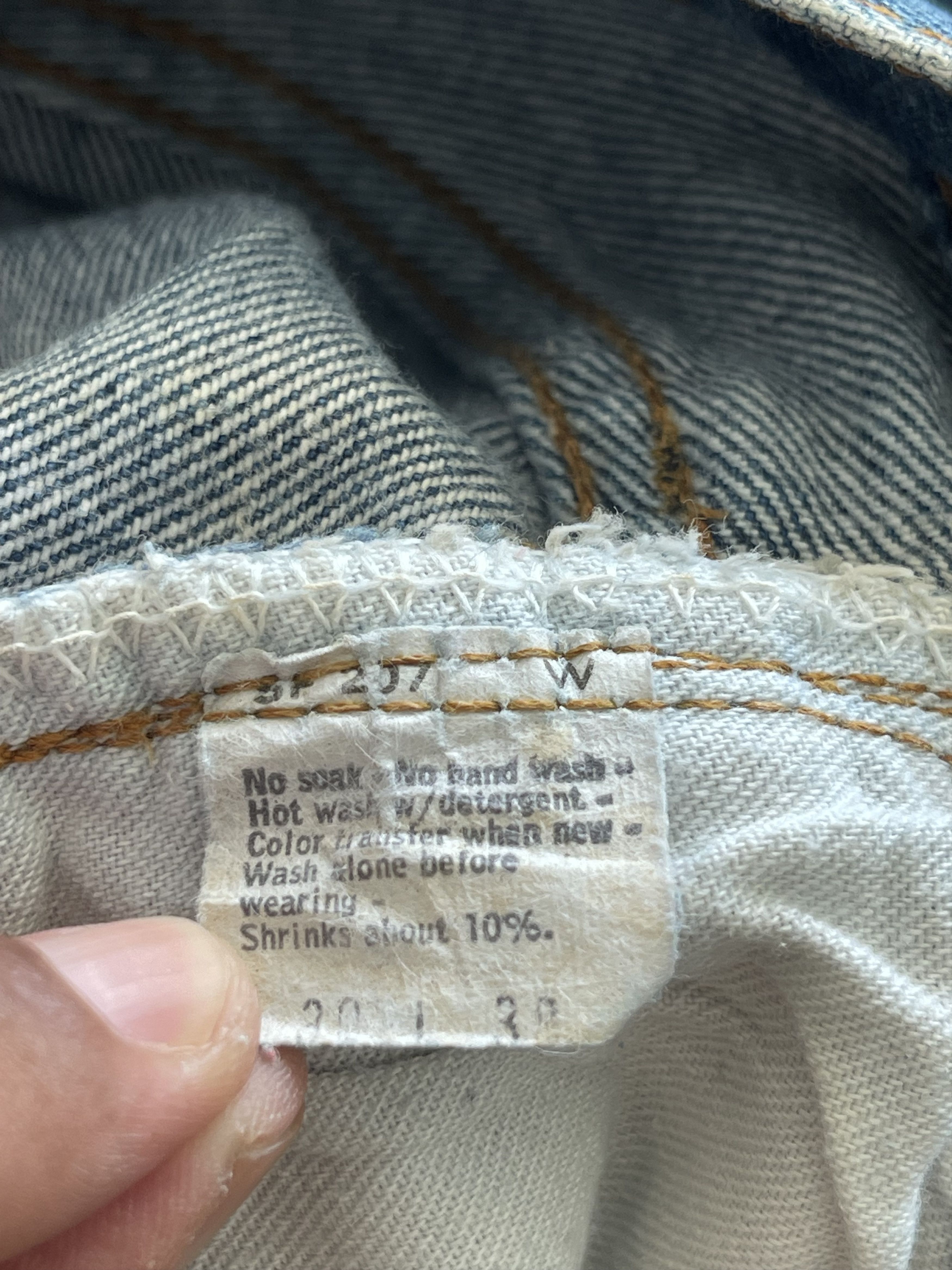 Levi's Vintage Levis 501 Redline Size US 30 / EU 46 - 8 Thumbnail