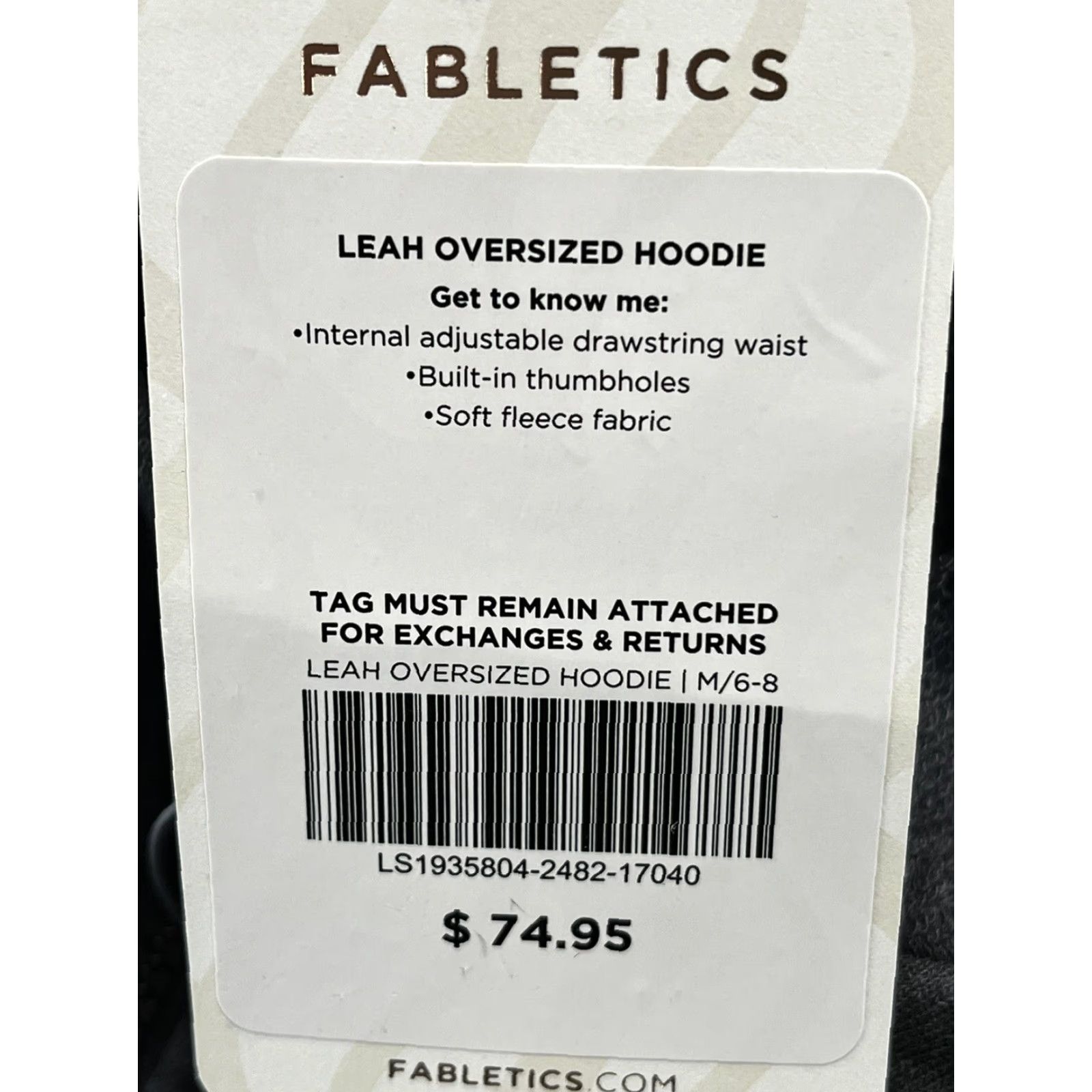 Fabletics Fabletics Oversized Full Zip Hoodie Sweatshirt M Camo Activewear Womens Size M / US 6-8 / IT 42-44 - 7 Thumbnail