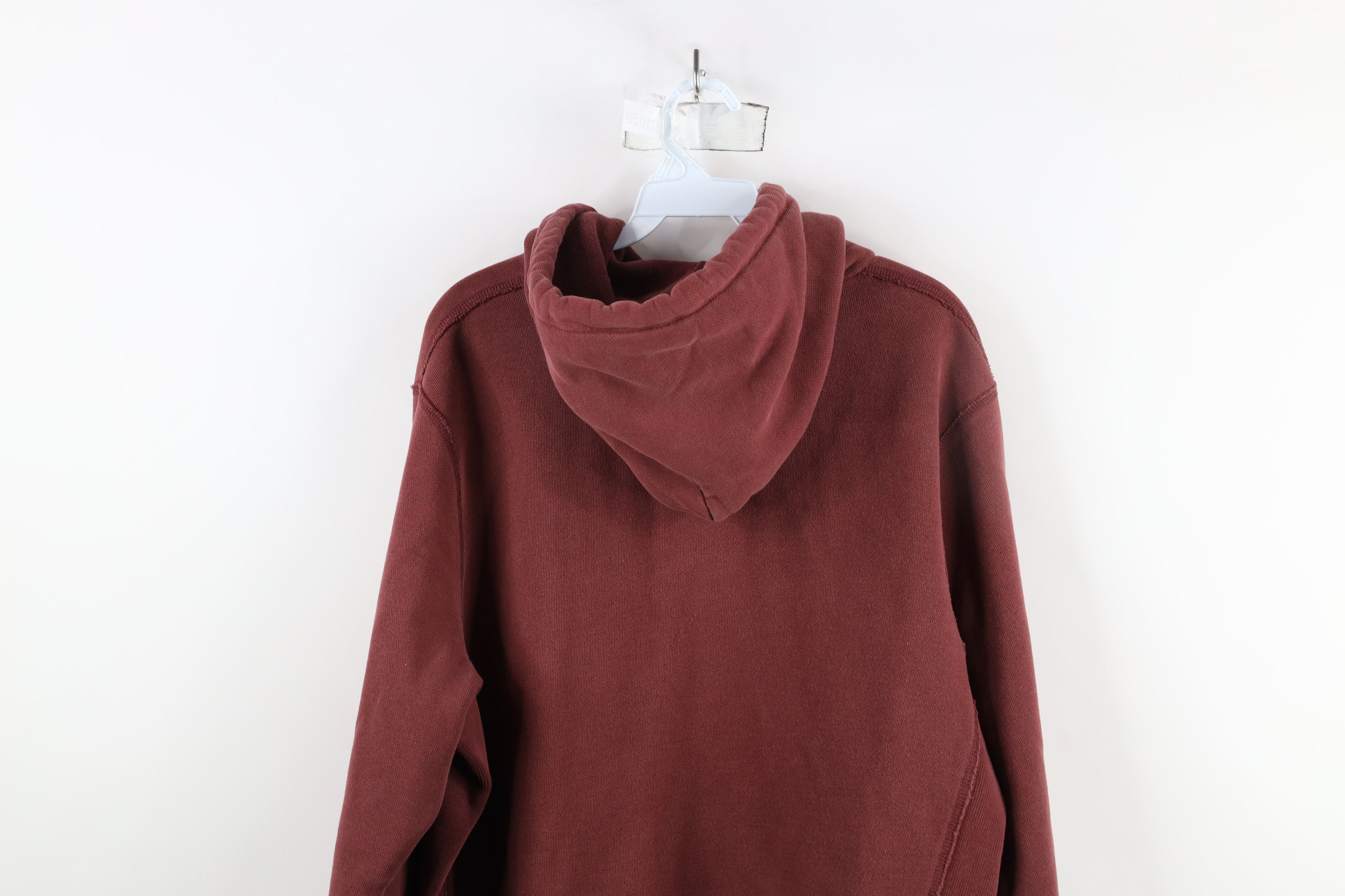Abercrombie & Fitch × Vintage Vintage 90s Y2K Abercrombie & Fitch Spell Out Hoodie Red Size US L / EU 52-54 / 3 - 12 Thumbnail
