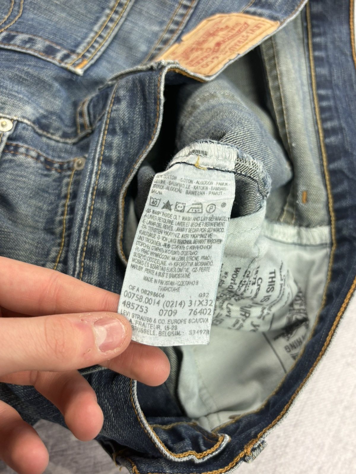 Levi's VINTAGE LEVIS 758 DENIM WASHED PANTS RETRO Size US 32 / EU 48 - 9 Thumbnail