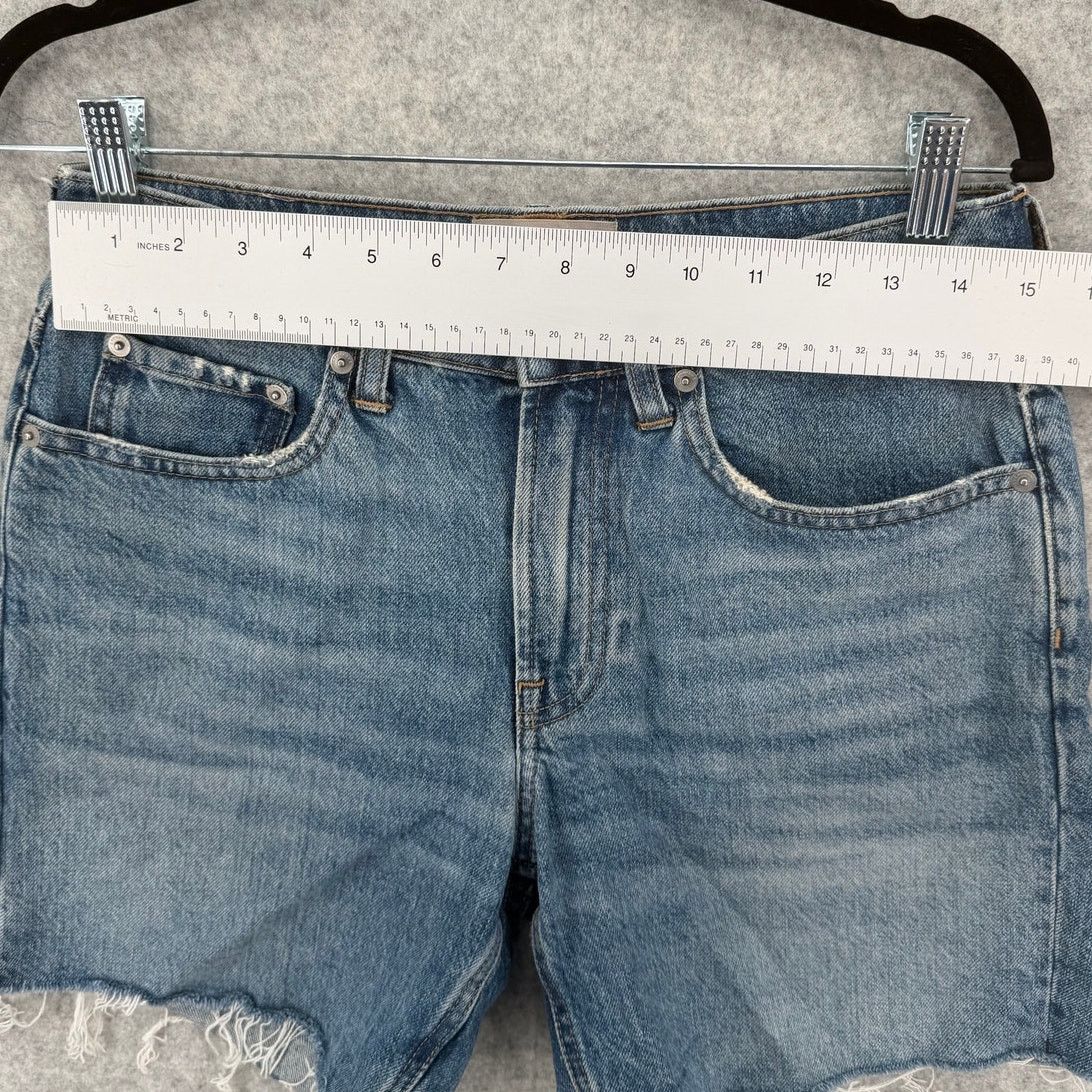 Everlane Everlane The Denim Short, 5" Cut Off, Medium Blue Size 26" / US 2 / IT 38 - 7 Thumbnail