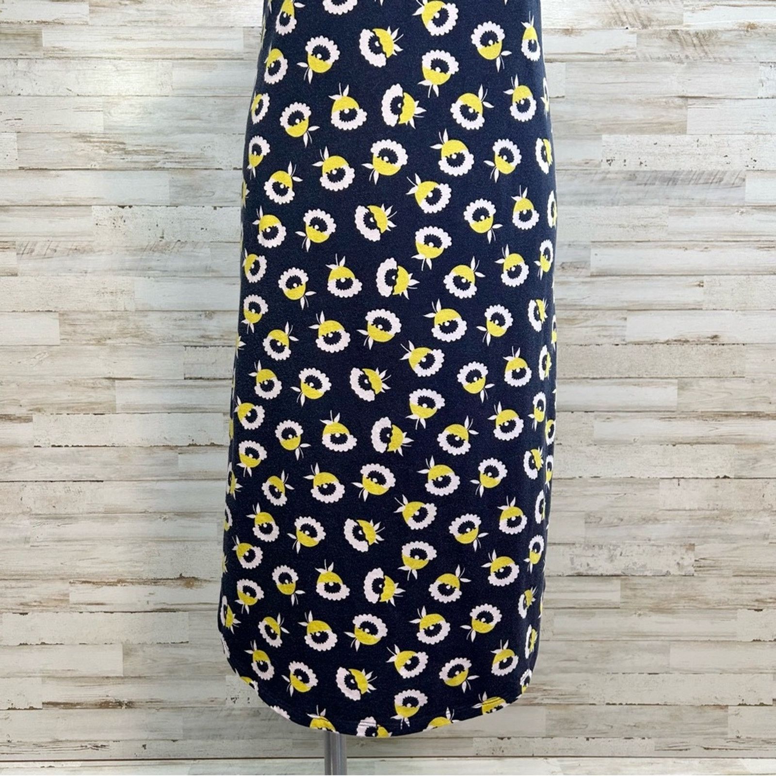 Boden Boden Lois Knit Sleeveless Floral Dress Size 6 Navy Yellow Size M / US 6-8 / IT 42-44 - 4 Thumbnail