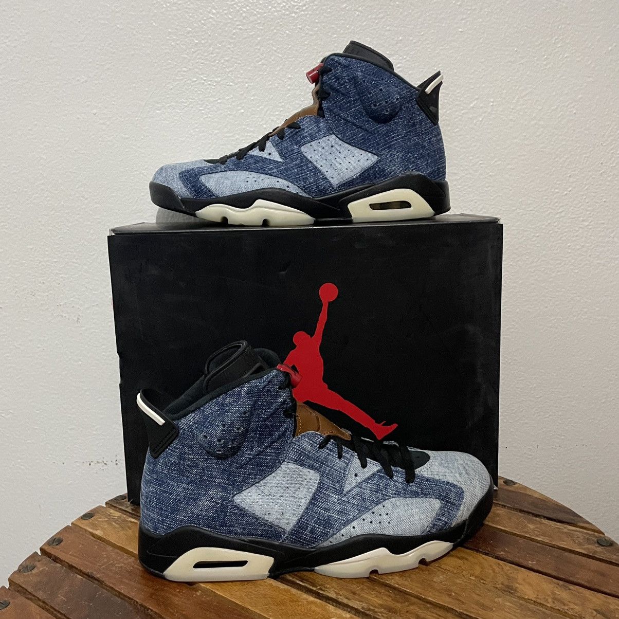 Nike Air Jordan Retro Washed Denim Mens US Size