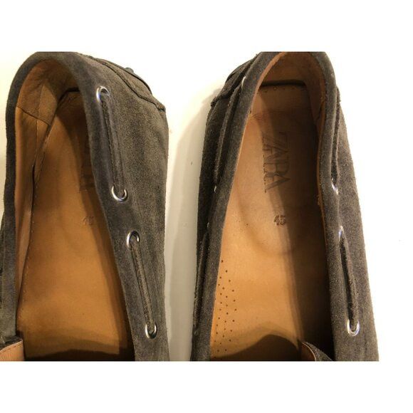 Zara Zara men's leather suede slip on loafers size US:12 EU:45 Size US 12 / EU 45 - 3 Thumbnail