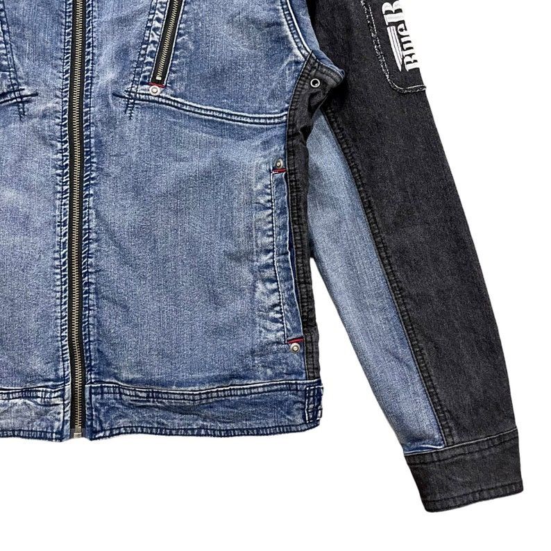 Japan Blue × Vintage Japanese Brand Blue B Zipper Denim Jacket Size US M / EU 48-50 / 2 - 6 Thumbnail