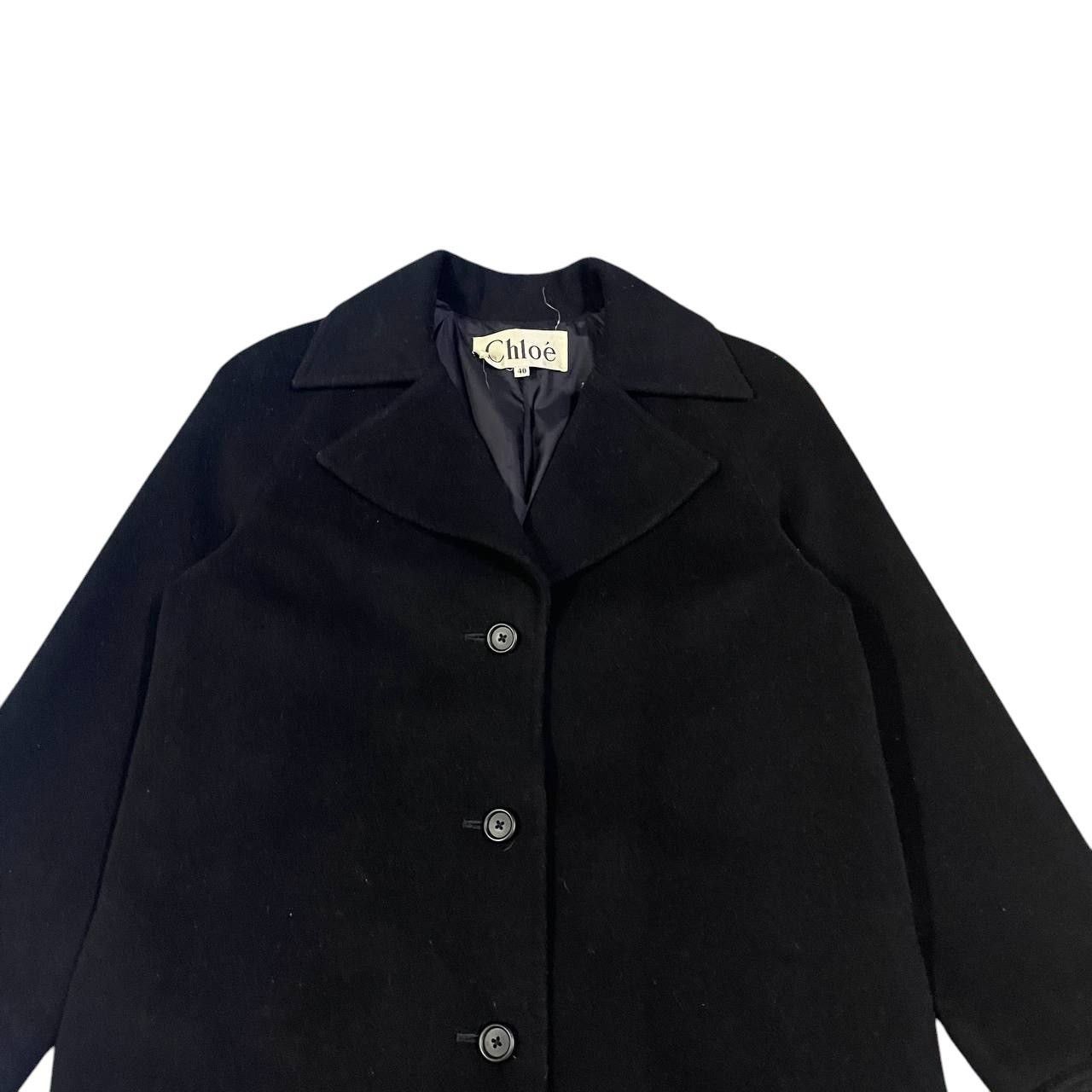 Chloe Vintage Chloe Wool Overcoat Size S / US 4 / IT 40 - 2 Thumbnail