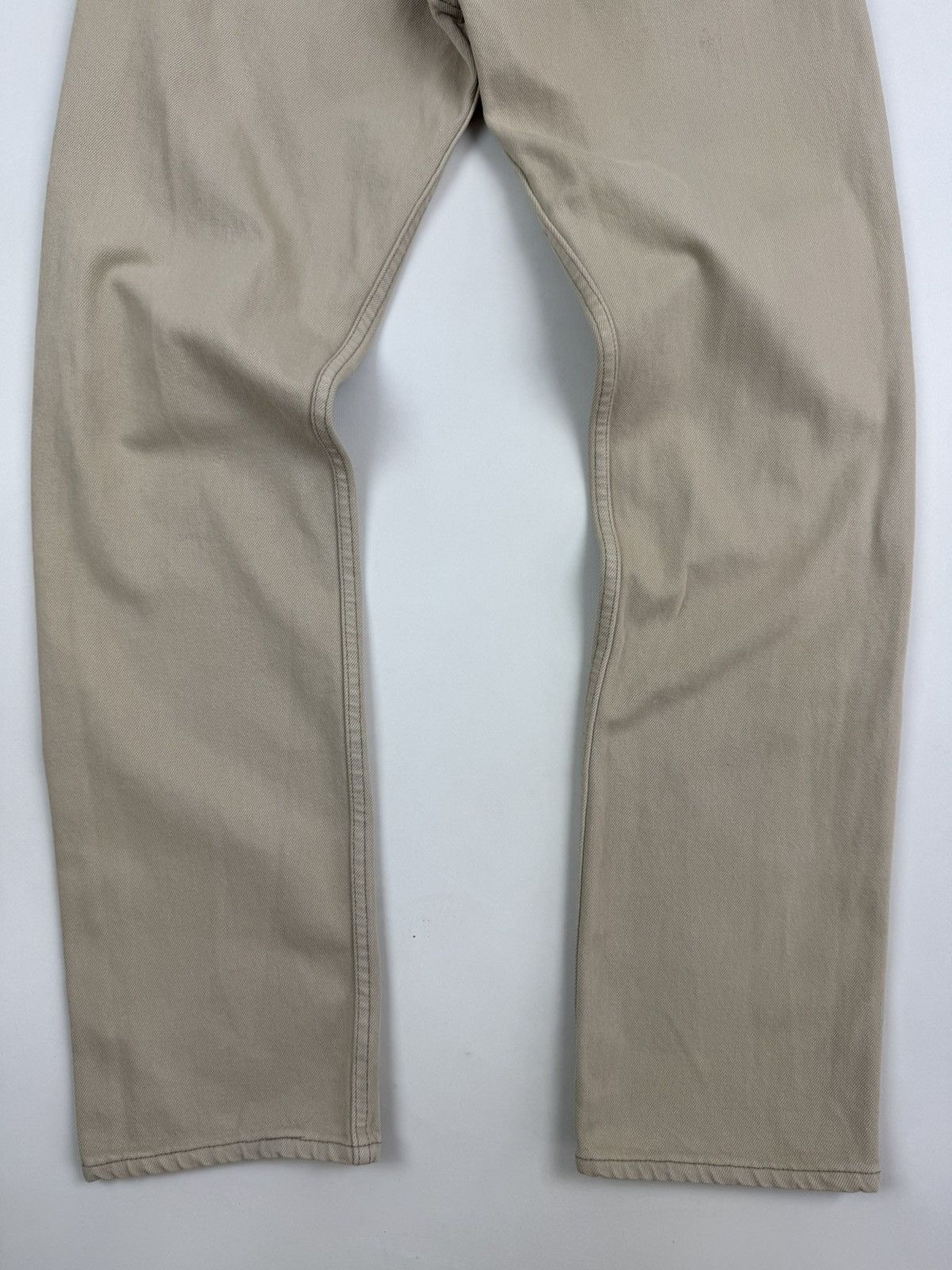 Levi's 1990’s Vintage Levi’s 501 Beige Jeans Made in USA Size US 31 - 13 Thumbnail