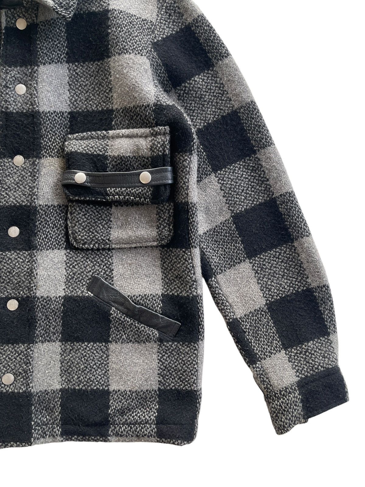Japanese Brand Rotar Wool Blend Buffalo Plaid Jacket Size US M / EU 48-50 / 2 - 10 Thumbnail