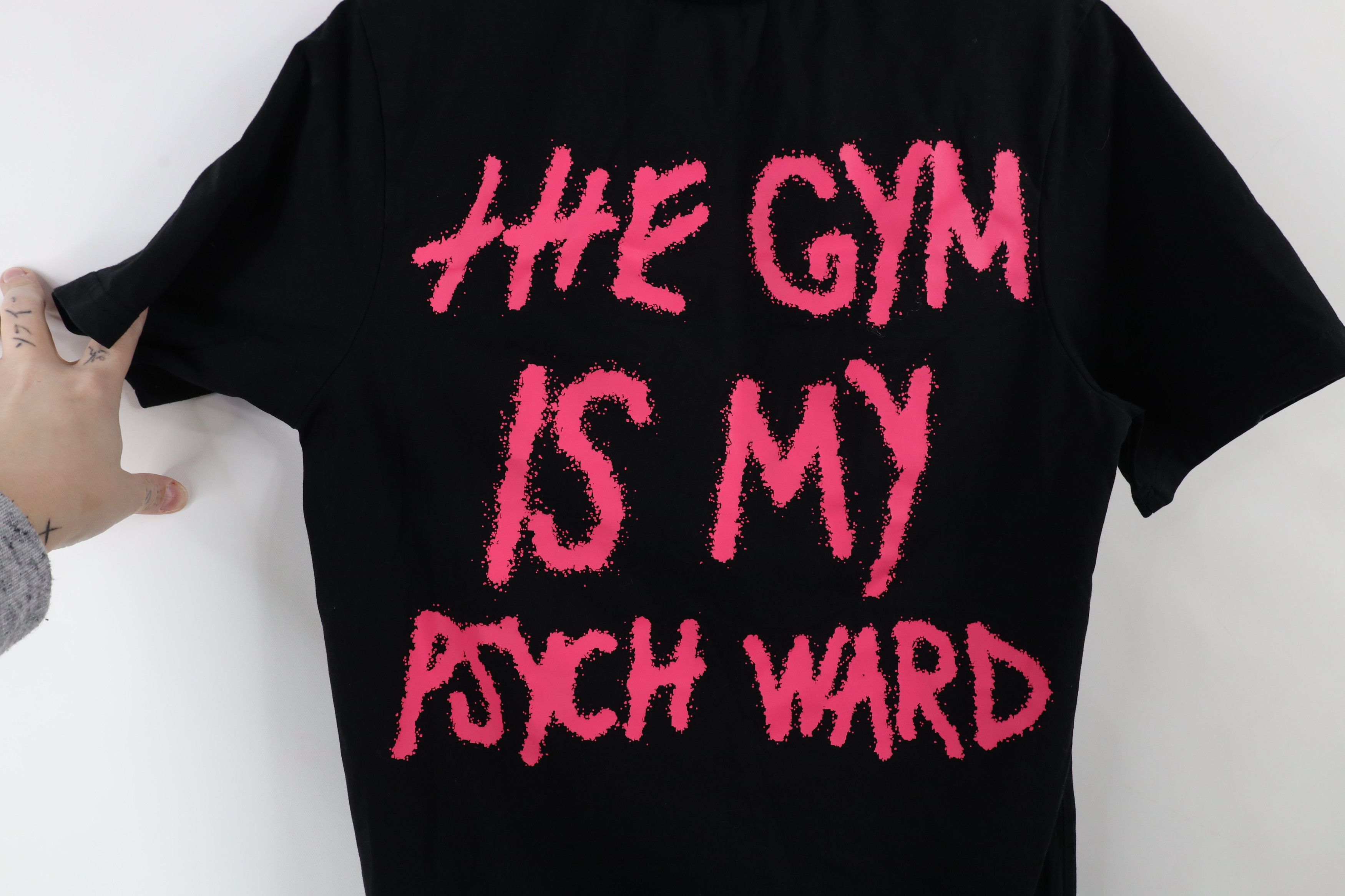Vintage Kill Crew Porrada Series Gym Is My Psych Ward T-Shirt Black Size US S / EU 44-46 / 1 - 12 Thumbnail