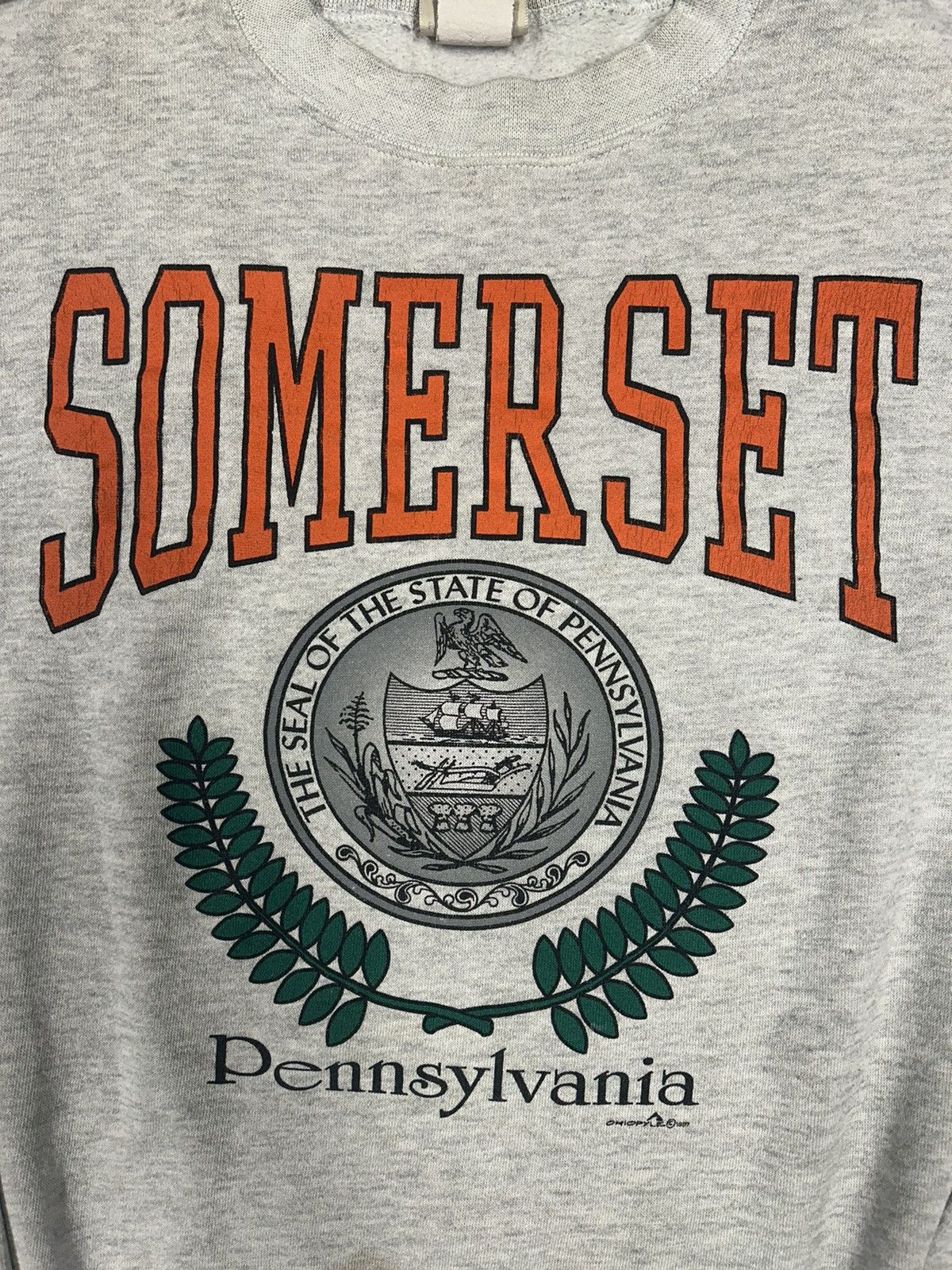 Vintage Crazy Vintage 90s Essential Grey Somerset Pullover Crewneck Size US L / EU 52-54 / 3 - 2 Thumbnail