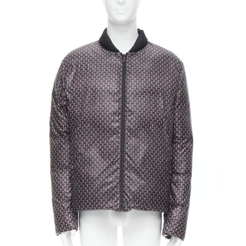 Fendi new FENDI Reversible black Monster Bug Eye nylon goose down puffer jacket EU50 L Size US L / EU 52-54 / 3 - 1 Thumbnail