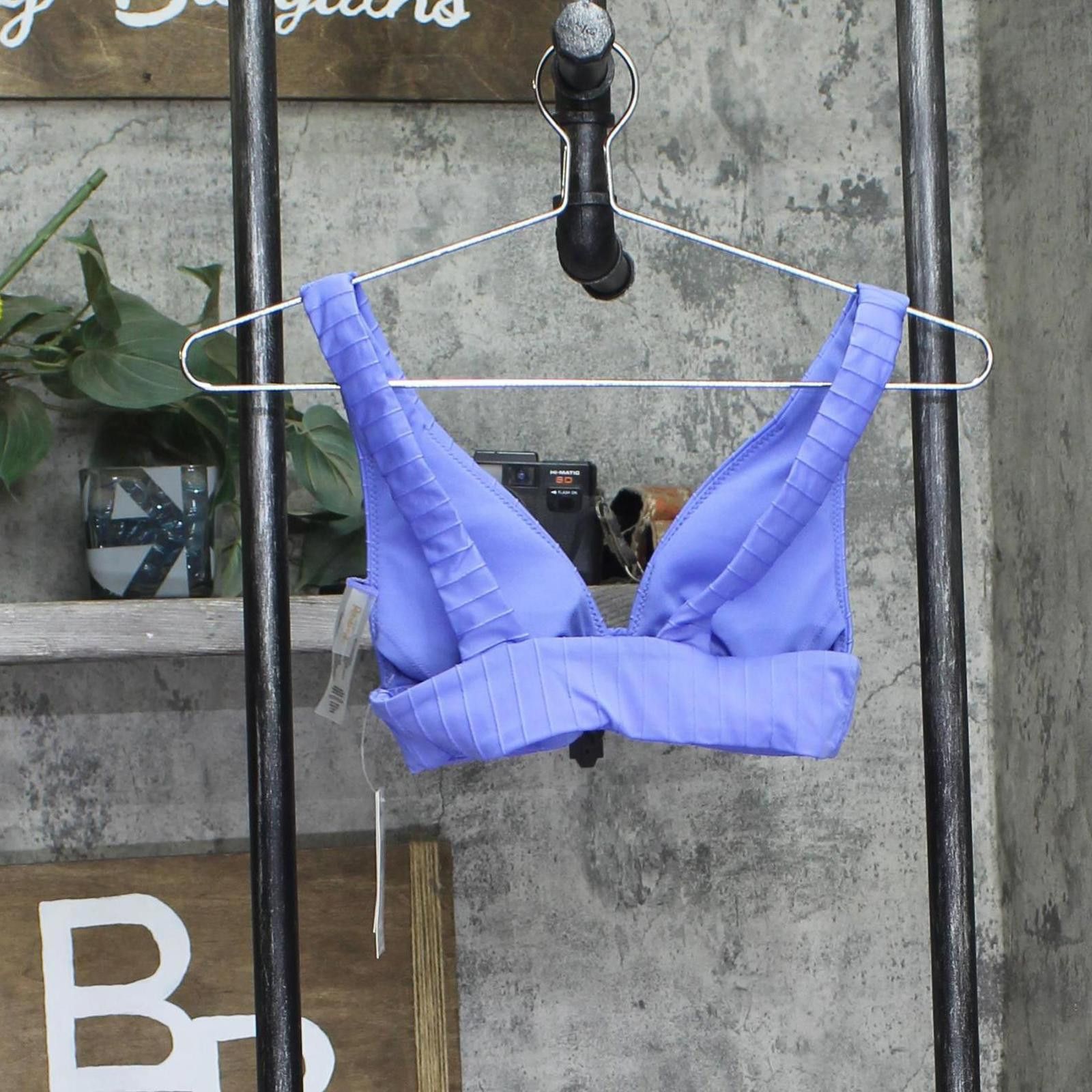 Other Nwt Raisins Island V Neck Bikini Swim Top L711622 Blue Xs Size ONE SIZE - 2 Thumbnail
