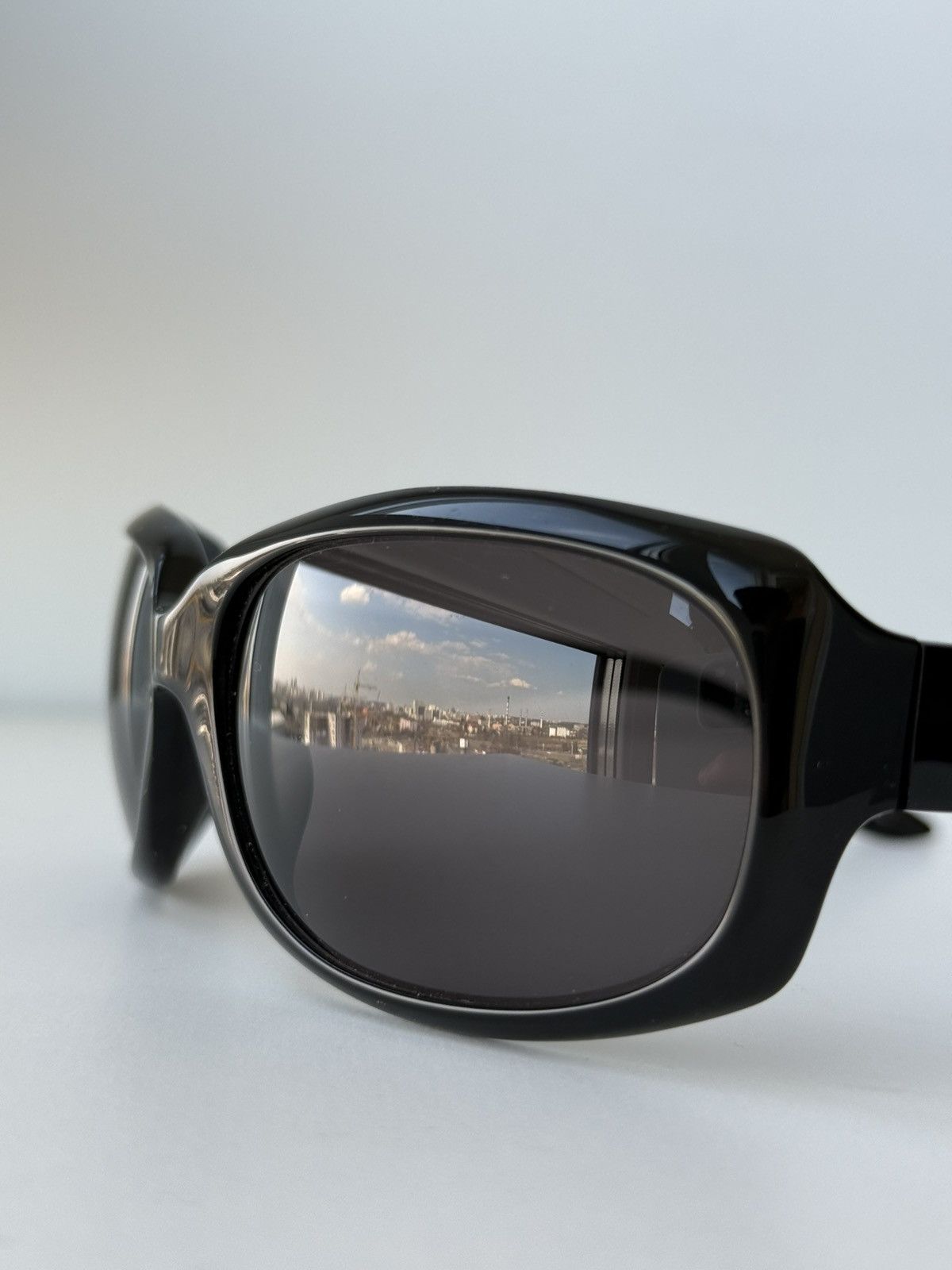 Dior Christian Dior Glossy 2 Black Oval Wrap Sunglasses 58-19 Size ONE SIZE - 11 Thumbnail