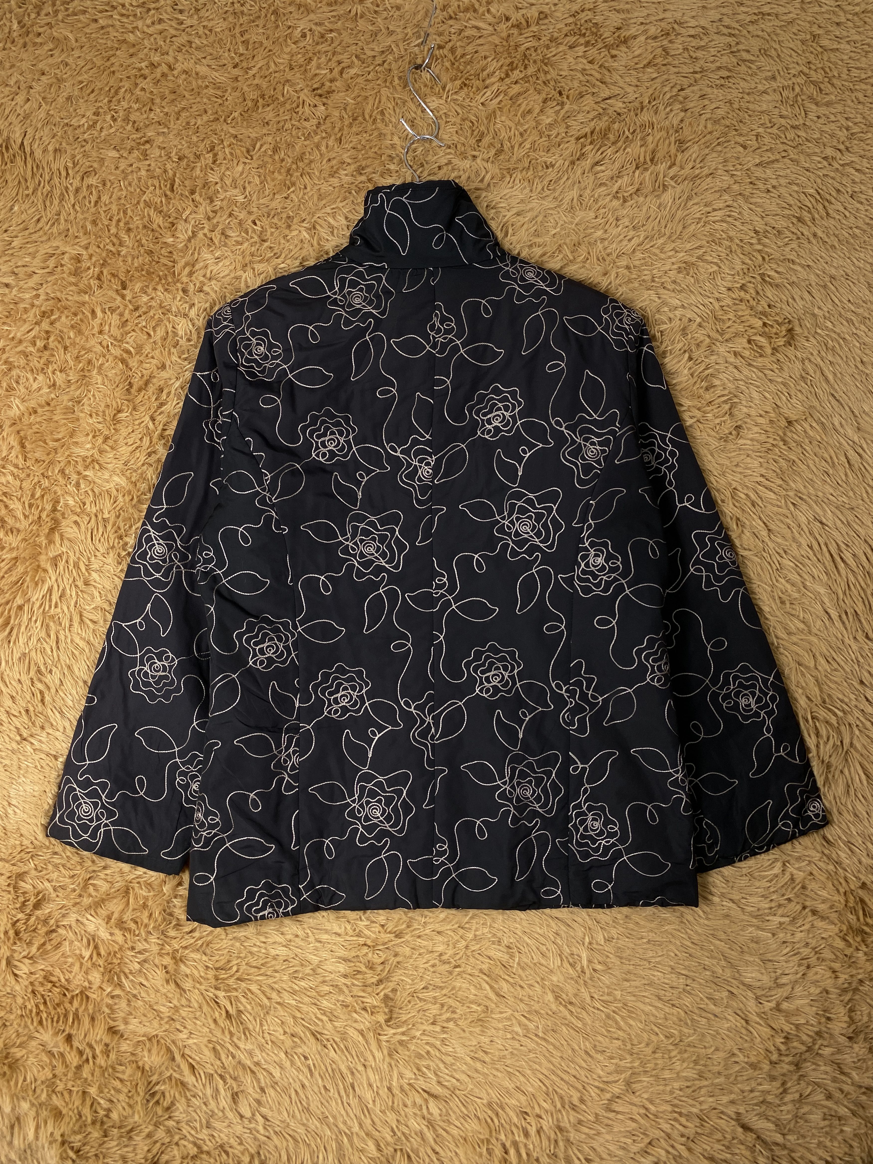Japanese Brand Vintage Frohlich Flower Art Jacket J2002 Size US XS / EU 42 / 0 - 5 Thumbnail