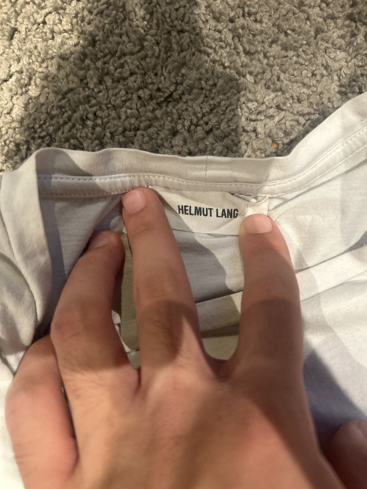 Helmut Lang Helmut Lang Sample Tee Shirt Size US S / EU 44-46 / 1 - 4 Thumbnail