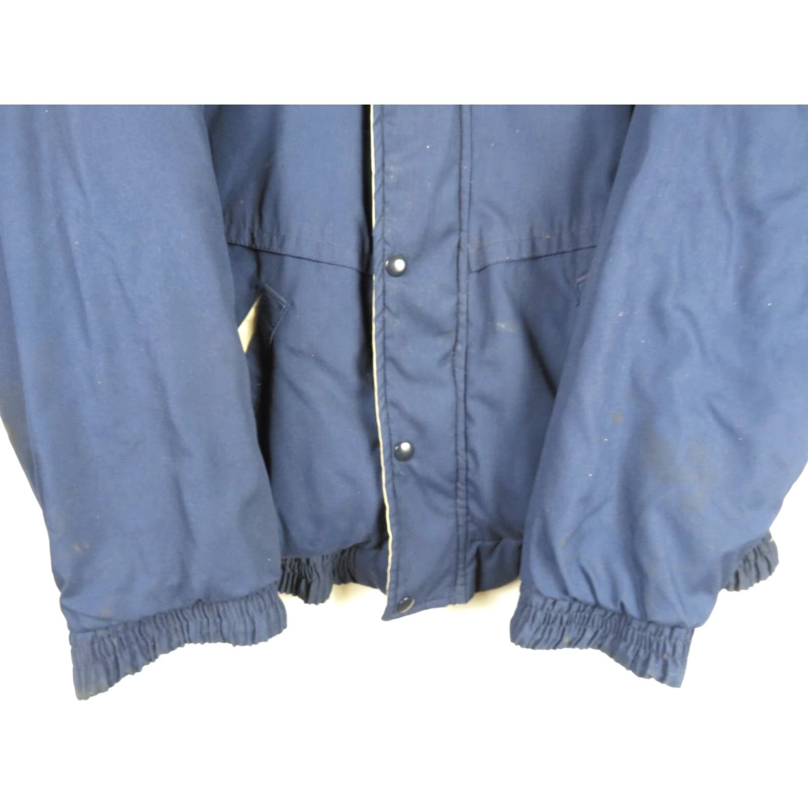 Vintage VINTAGE King Louie USA Jacket Bomber Navy Blue L Men Pro Fit Full Zip Lined Pockets USA Theme Classic ثبت Size US L / EU 52-54 / 3 - 2 Thumbnail
