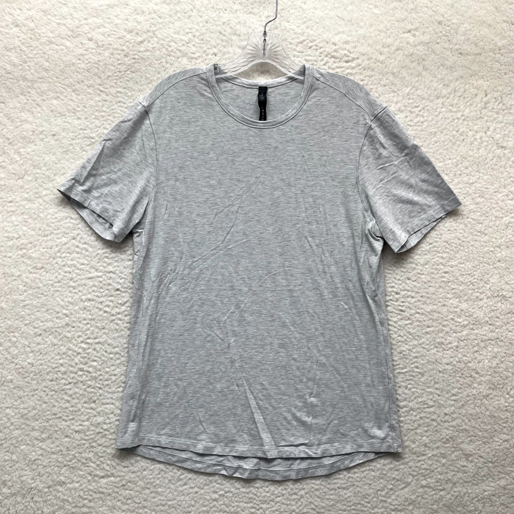 Lululemon Lululemon T-Shirt Large Womens Heather Grey Stretch Workout Activewear Comfort Womens L Gray Size L / US 10 / IT 46 - 2 Thumbnail
