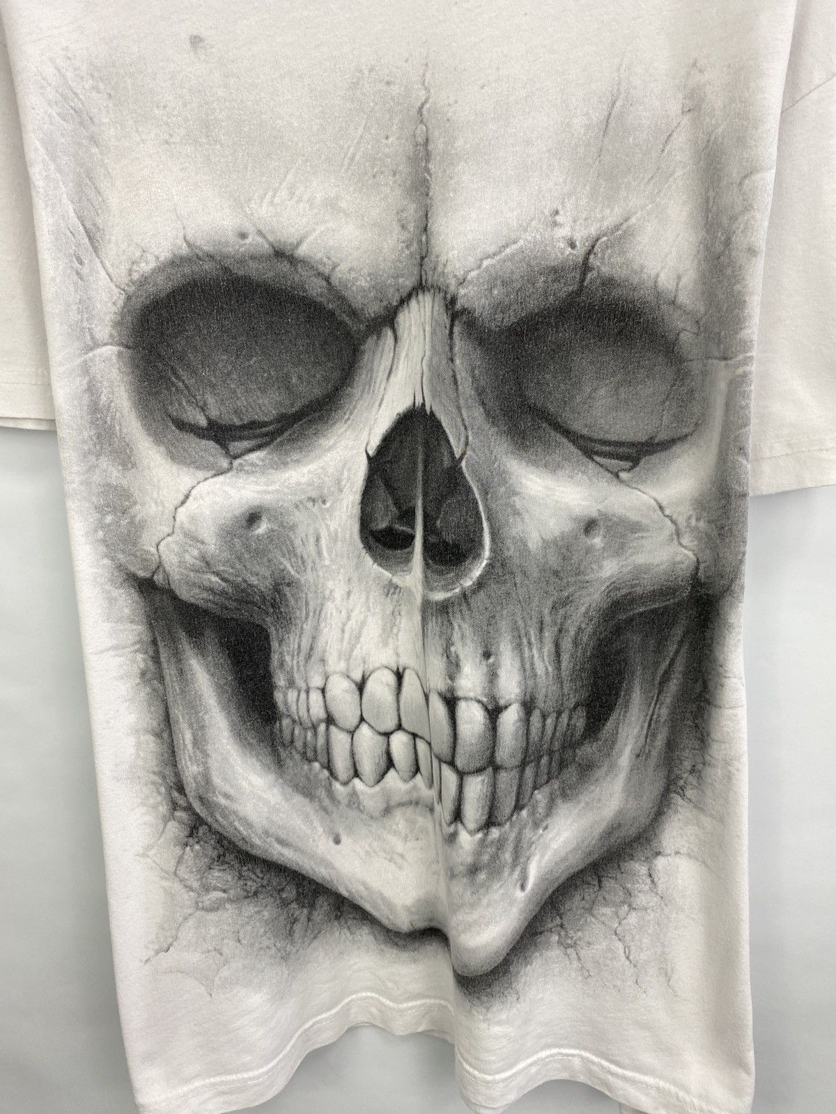 Band Tees × Vintage Spiral Scull T-Shirt Logo Metal Rock Style Logo Skeleton Tee Size US XL / EU 56 / 4 - 4 Thumbnail