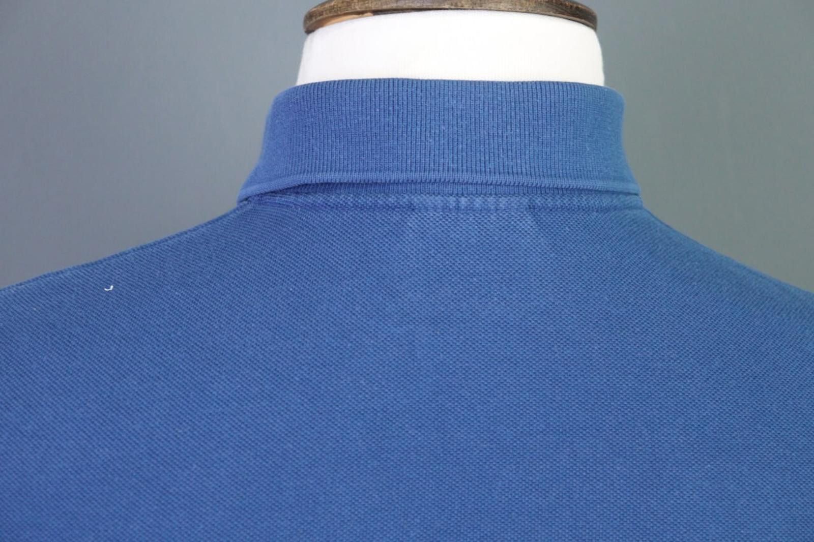 Lacoste Men Lacoste Blue Short Sleeve Cotton Polo Shirt Size 5 / L Size US M / EU 48-50 / 2 - 12 Thumbnail