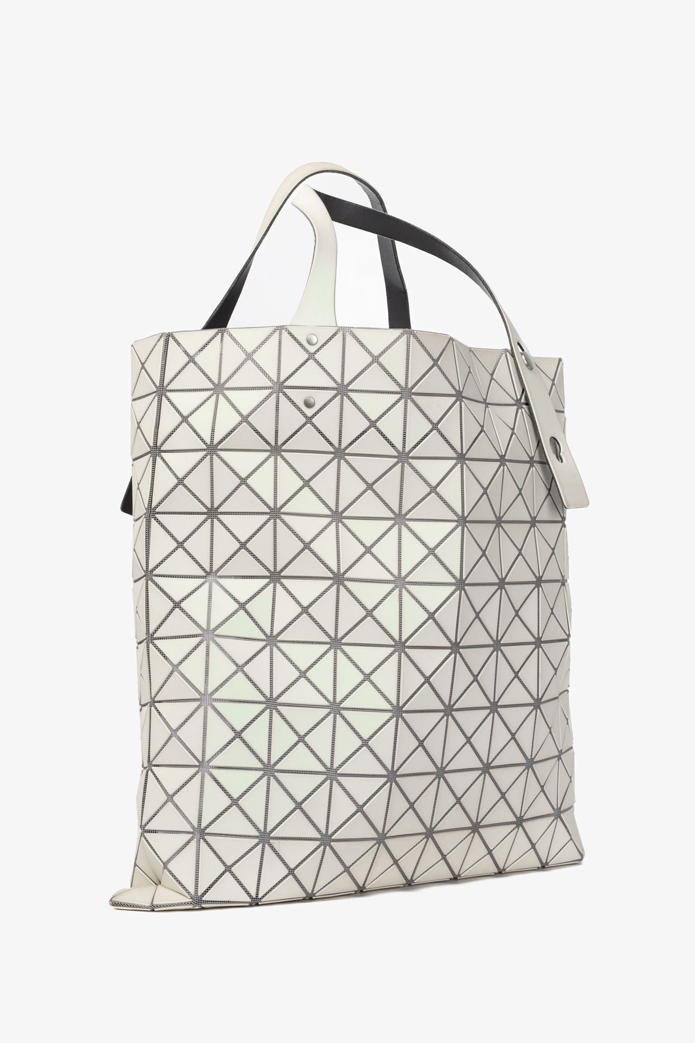 Issey Miyake Bao Bao Bao Bao Issey Miyake White Iridescent Geometric Tote Size ONE SIZE - 2 Thumbnail