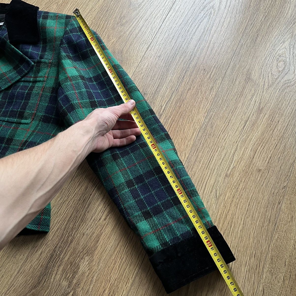 Yves Saint Laurent Archive Saint laurent rive gauche tartan short wool jacket Size L / US 10 / IT 46 - 13 Thumbnail