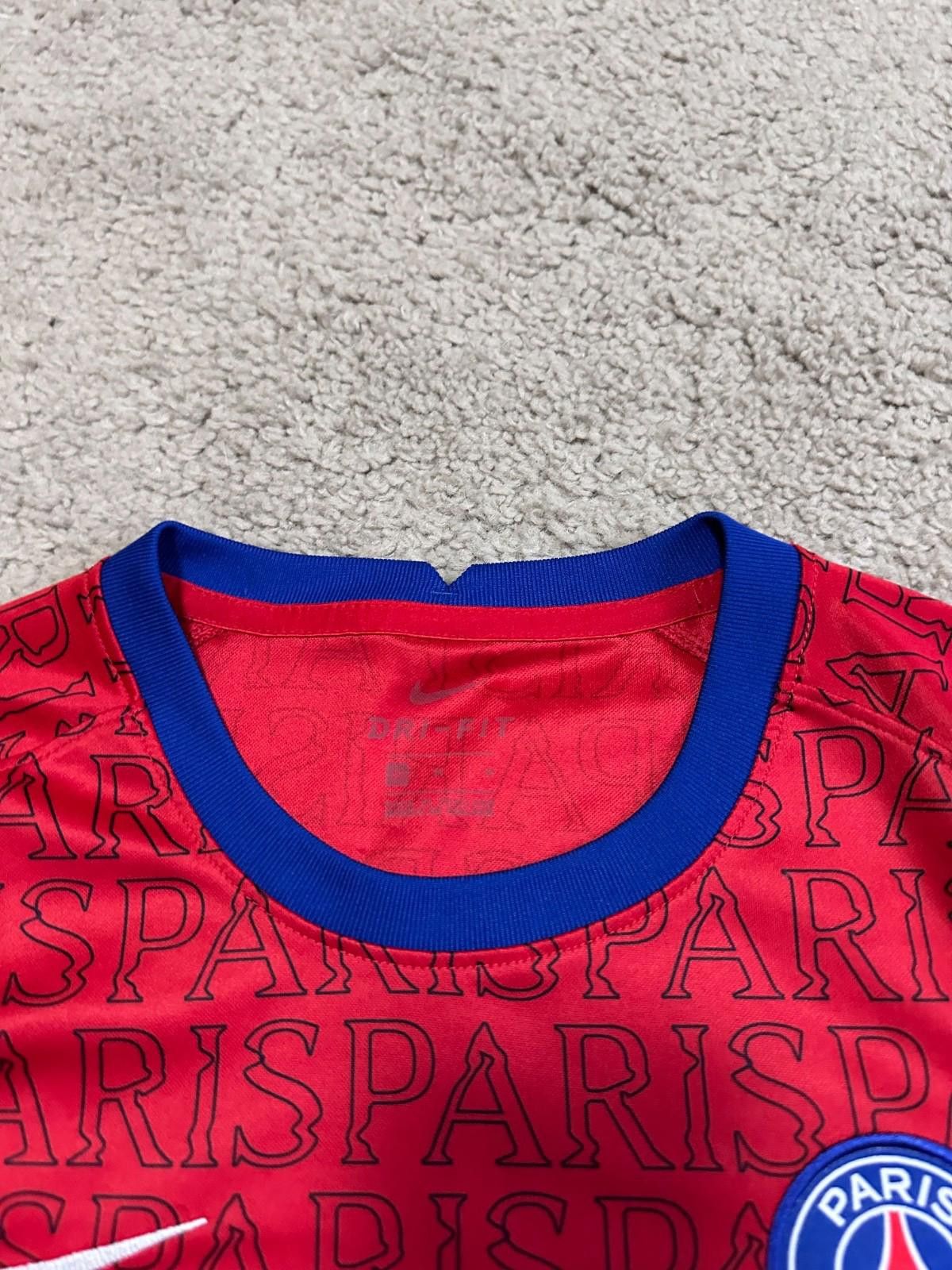 Nike PSG PARIS SAINT GERMAIN 2020/2021 PREMATCH SHIRT JERSEY NIKE Size US M / EU 48-50 / 2 - 5 Thumbnail