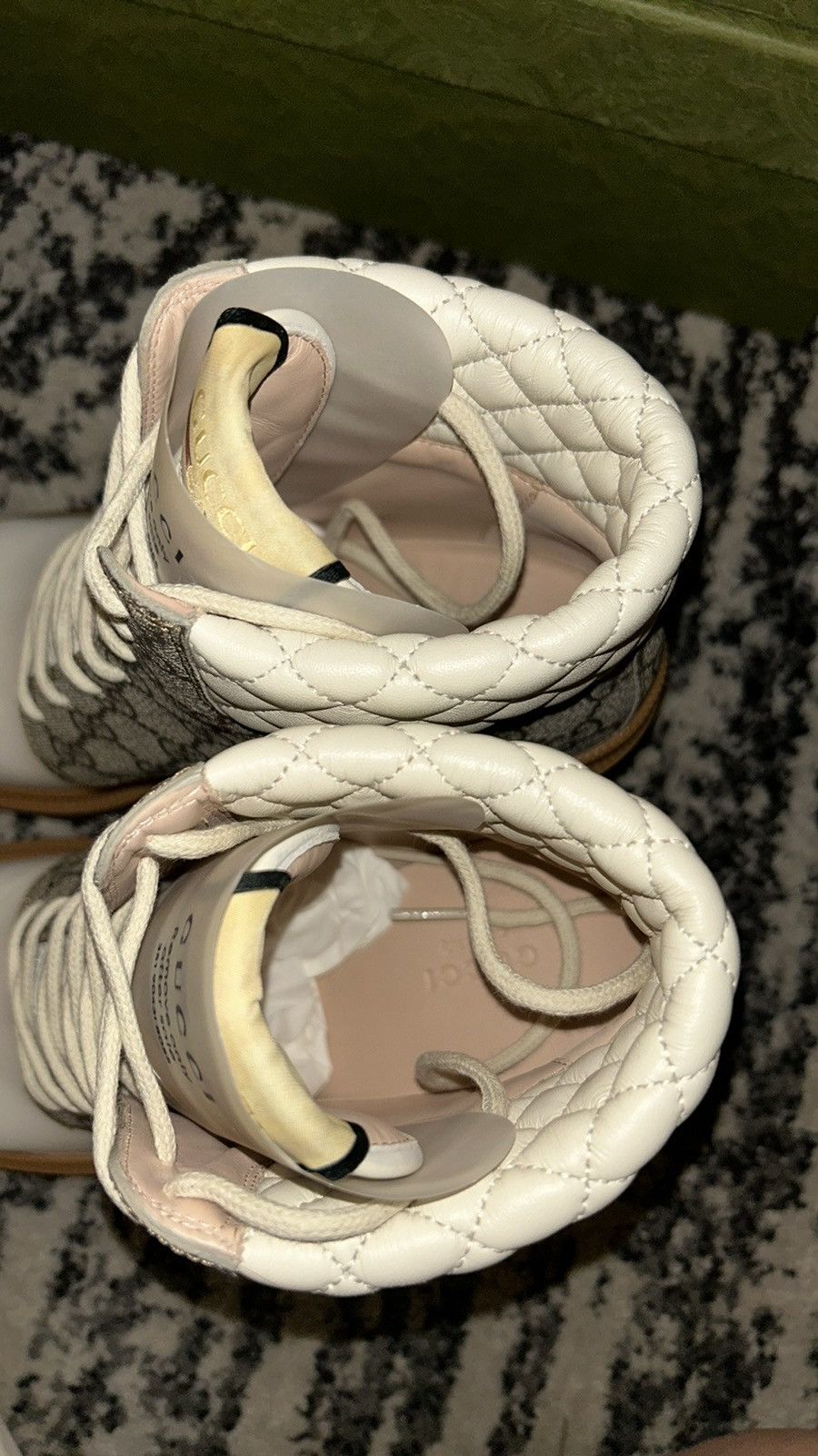 Gucci Gucci Women's GG Platform High Block Heel Ankle Boots Size US 10 / IT 40 - 6 Thumbnail