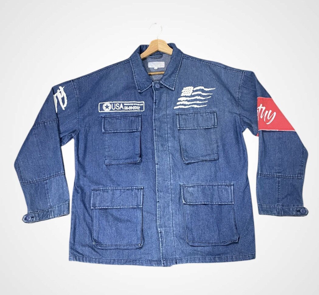 Japanese Brand A12 Rare - Baycrest Denim Chore Jacket Size US XL / EU 56 / 4 - 3 Thumbnail