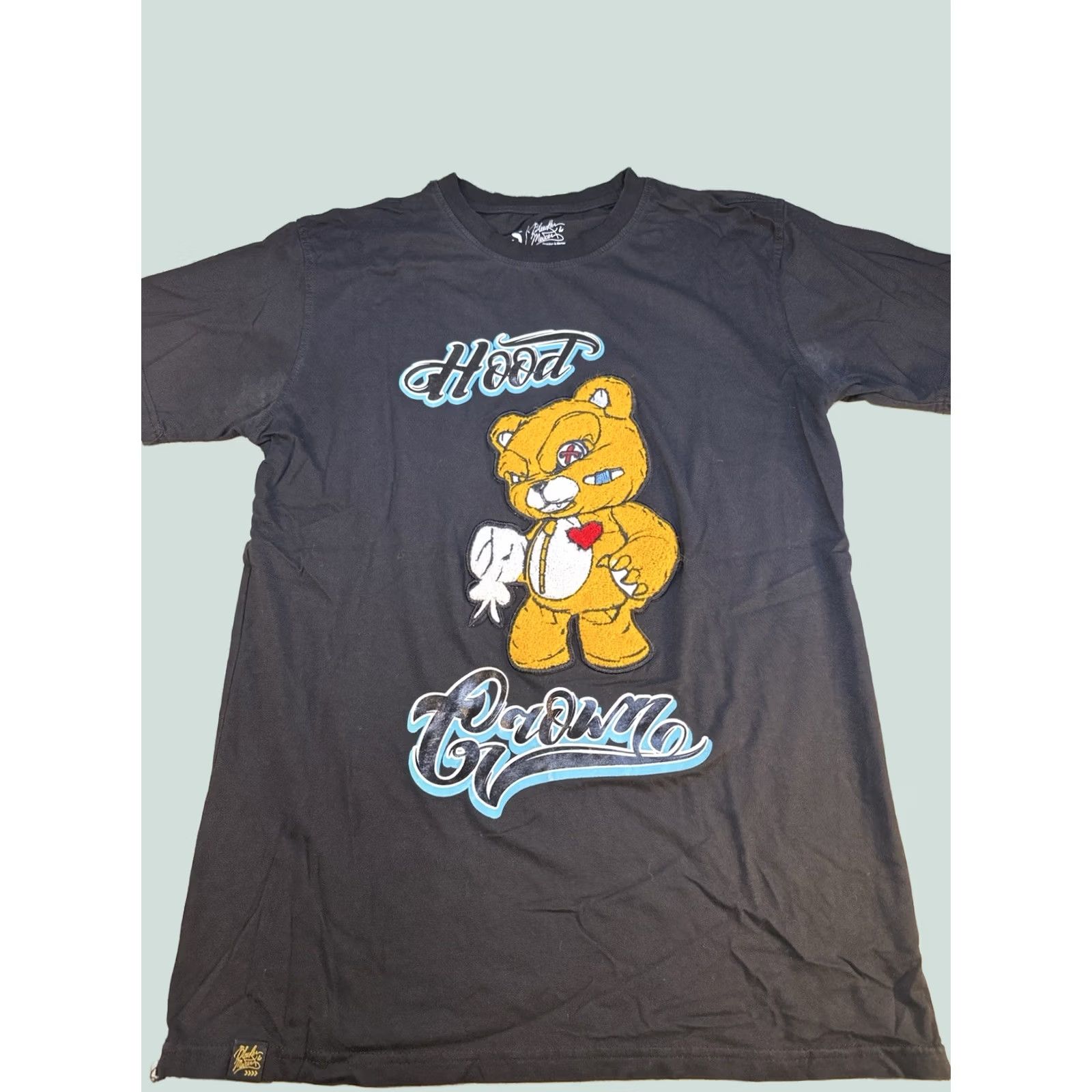 Vintage VINTAGE? Bleeker Hood Crown Bear Graphic T-Shirt Black Small Men T-Shirt Hooded Bear Streetwear Mens Shirt Small Black Bear Graphic Tee Size US S / EU 44-46 / 1 - 1 Thumbnail
