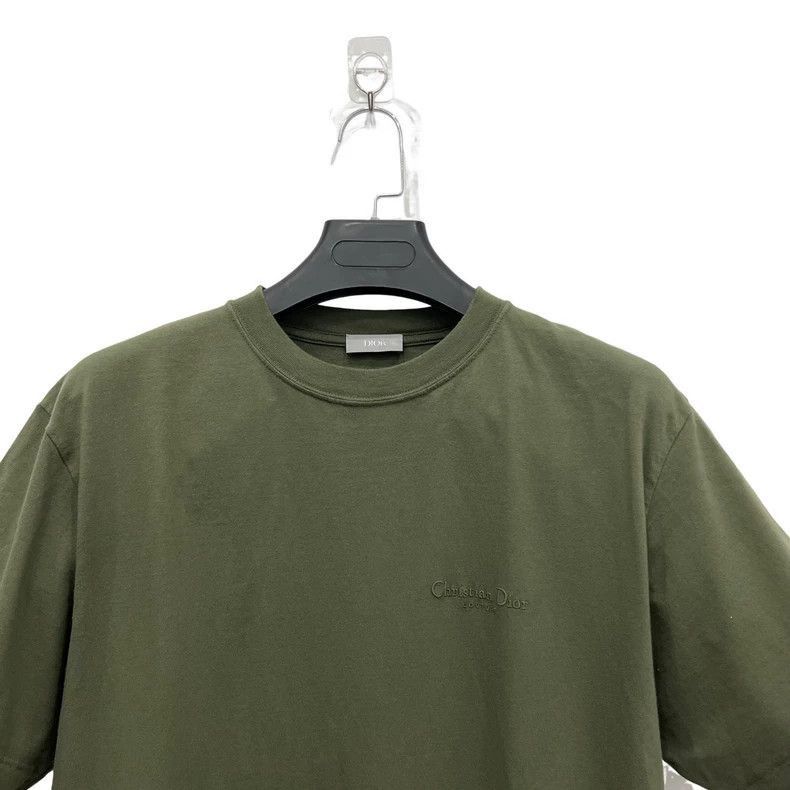 Dior Dior Green Short Sleeve Tshirt with Logo-2506 Size US XL / EU 56 / 4 - 4 Thumbnail