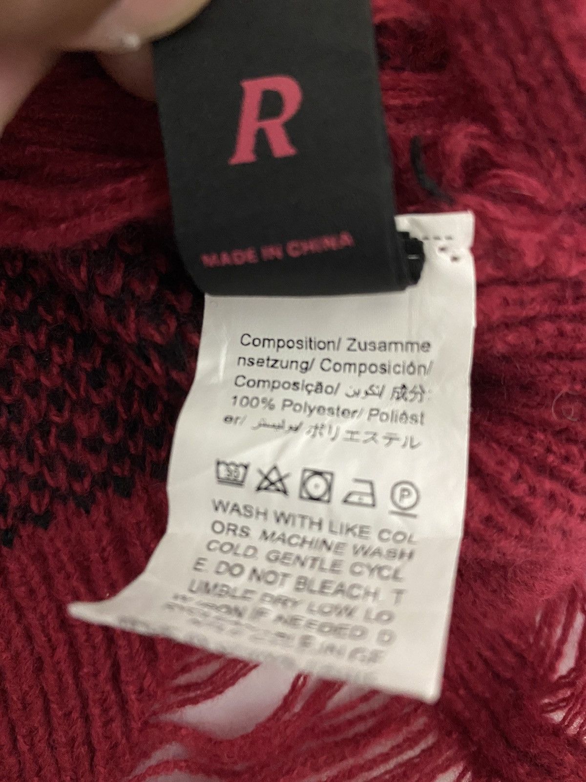 Aran Isles Knitwear × If Six Was Nine × Seditionaries Romwe Goth Plus Skeleton Pattern Distressed Sweater (C3) Size US S / EU 44-46 / 1 - 5 Thumbnail