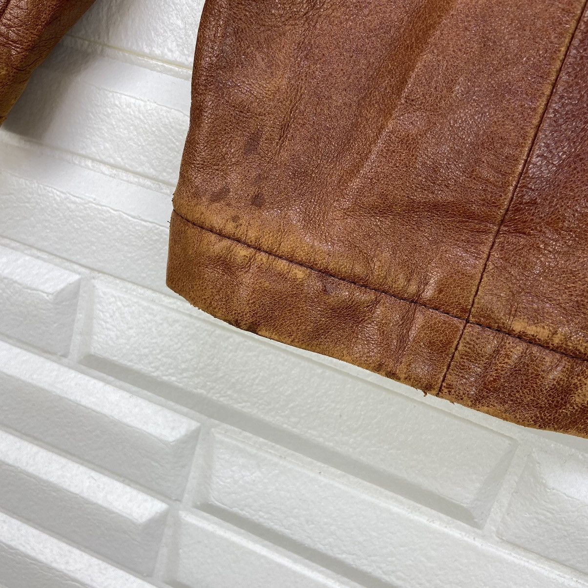 Japanese Brand Vtg Antelope Makigami Tokyo Original Leather Buckle Back Size US M / EU 48-50 / 2 - 6 Thumbnail